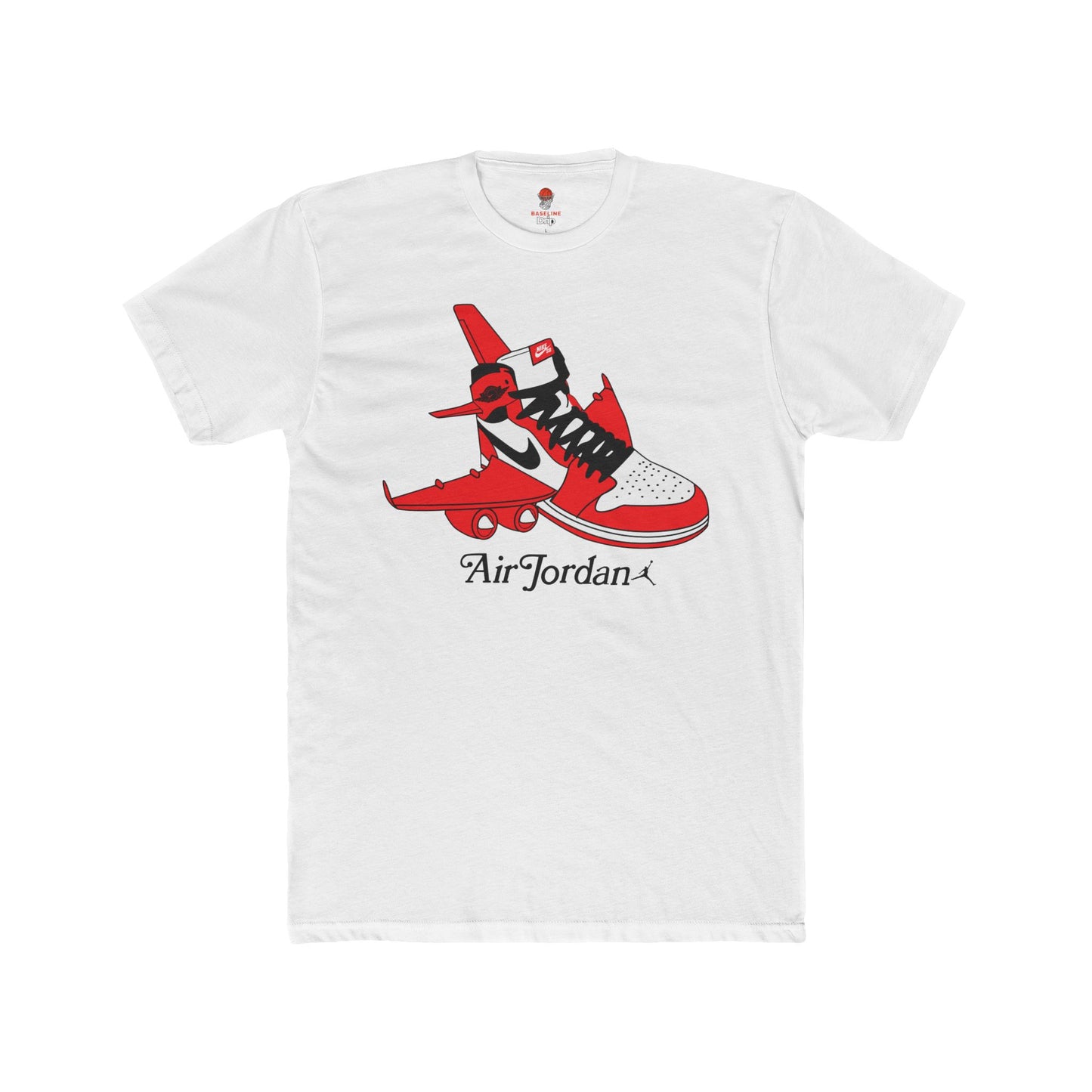 Adult MJ Air Flight Unisex Cotton Crew Tee - Perfect for Basketball Fans