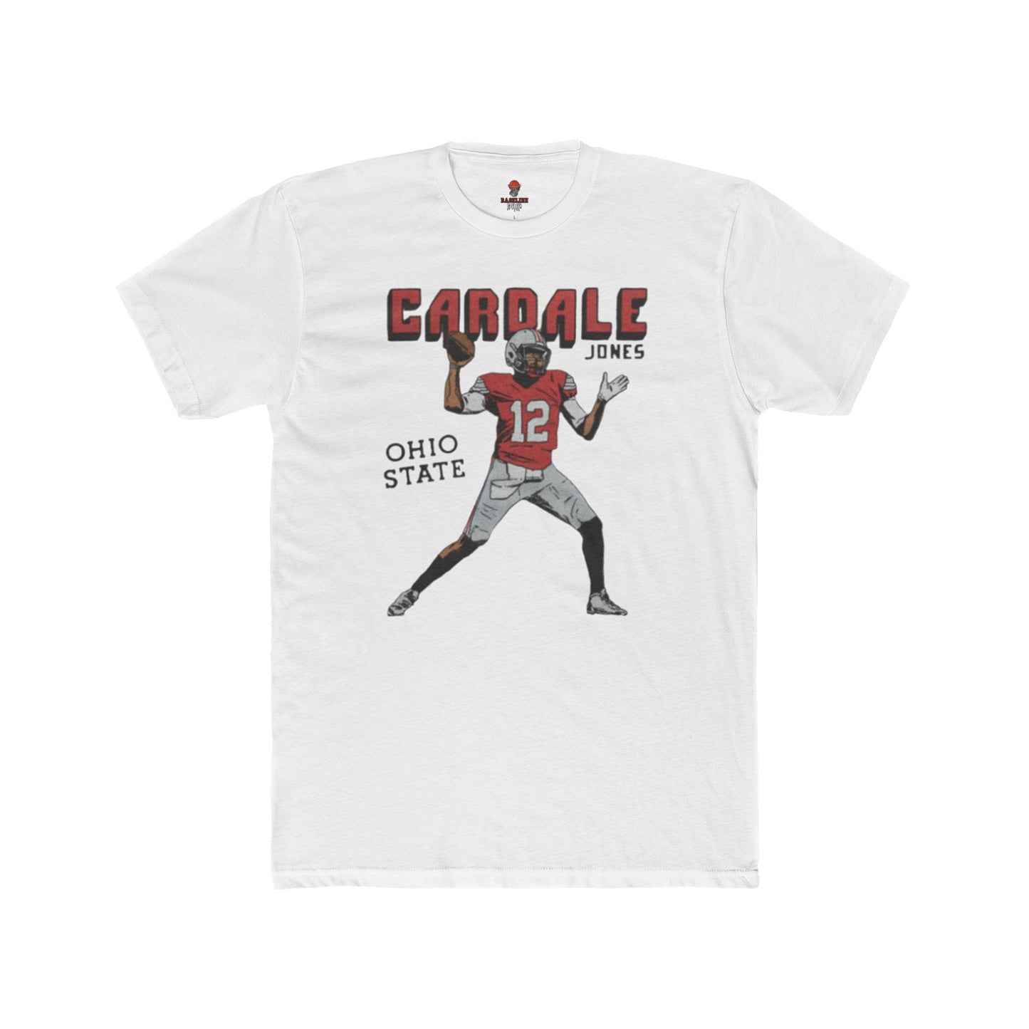 Adult Ohio State Football Tee - Cardale Jones Unisex Crew Shirt, Sports Fan Gift, Game Day Apparel, College Football Merchandise
