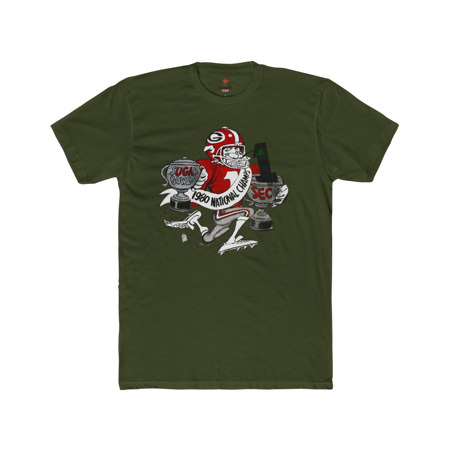 Adult GA Bulldog Champ Running Graphic Tee