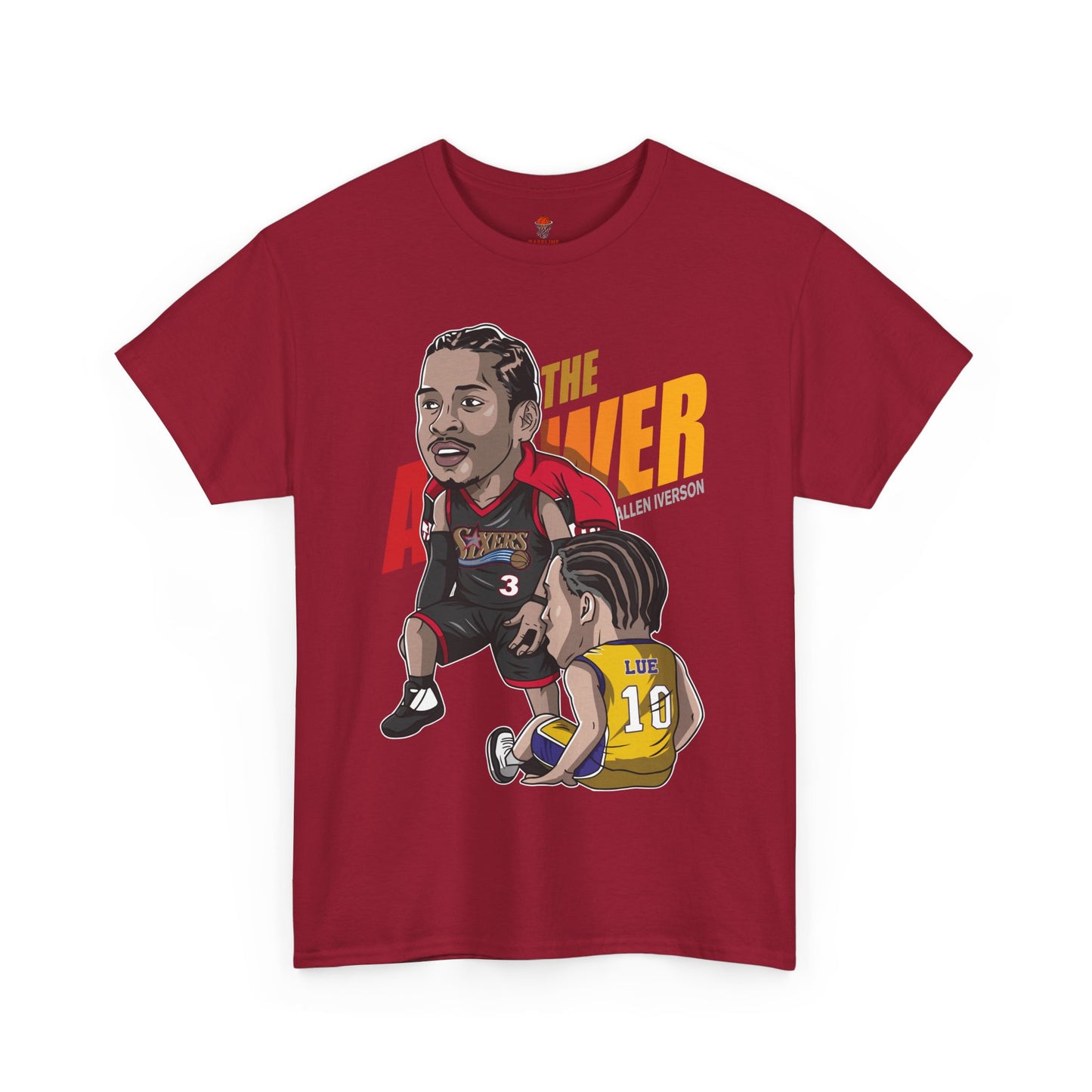 Adult The Answer Stepover Retro Unisex Heavy Cotton Tee - Basketball Inspired Apparel