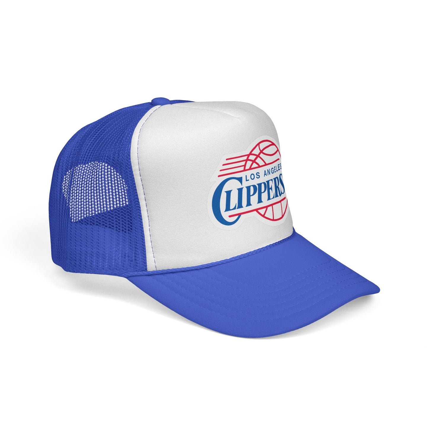 LA Clippers Trucker Cap - Sporty Mesh Hat, Perfect for Game Day, NBA Fans, Gifts for Basketball Lovers, Summer Wear