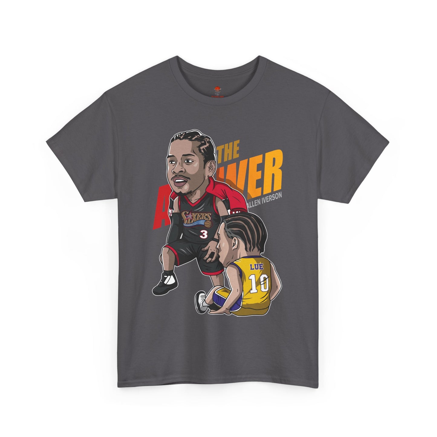 Adult The Answer Stepover Retro Unisex Heavy Cotton Tee - Basketball Inspired Apparel