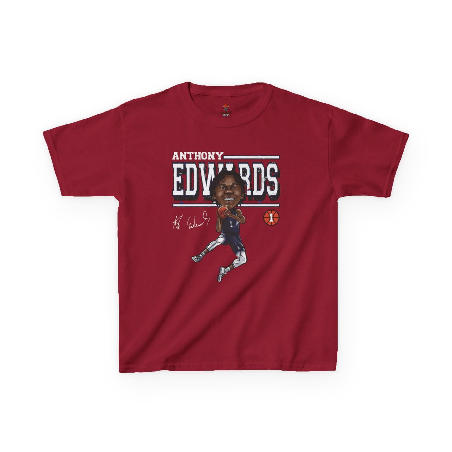 Kids Sporty Graphic Tee, Basketball Fan Shirt, Anthony Edwards Tee, Kids Casual Wear, Sports Gift, Youth T-Shirt