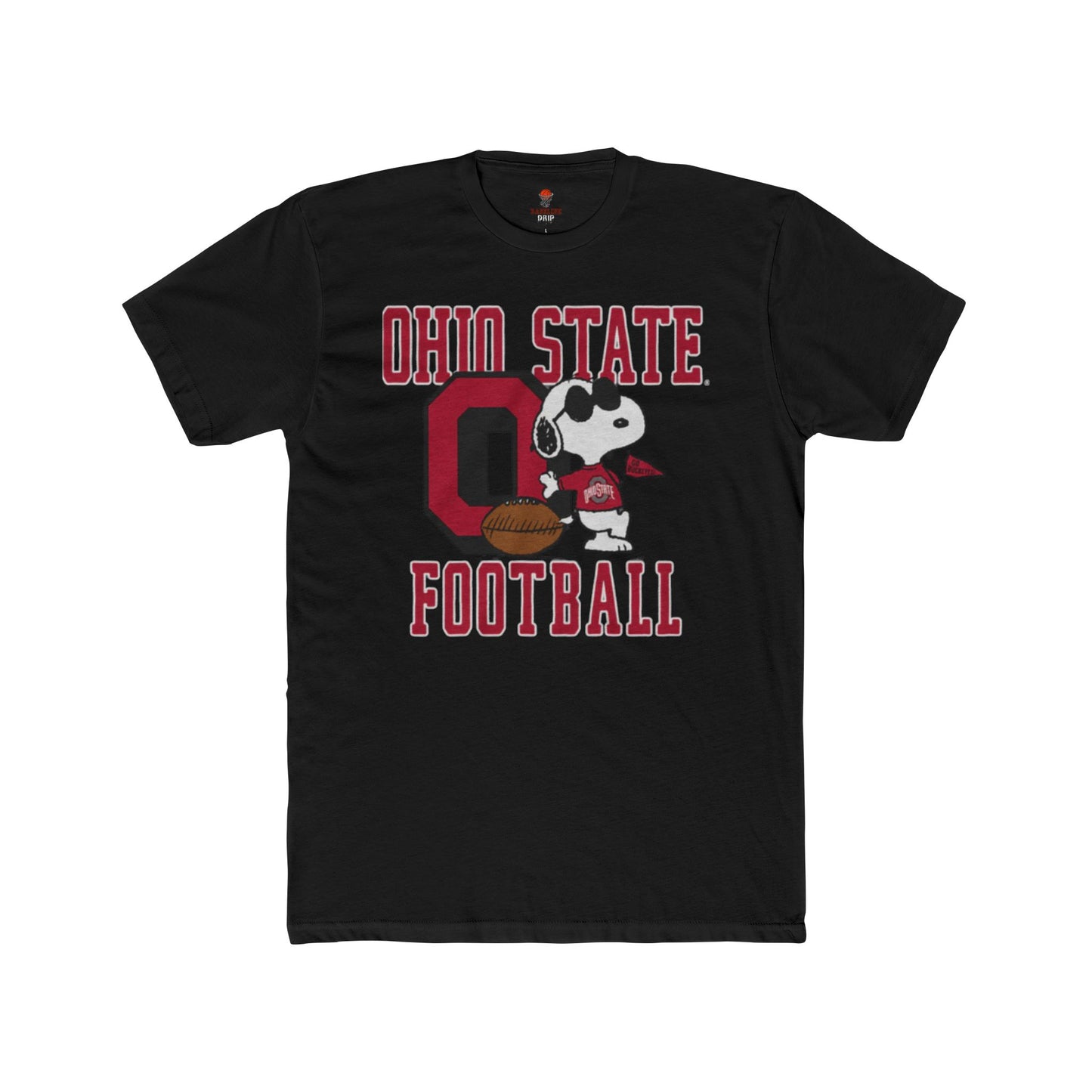 Adult Ohio State Football Unisex Cotton Crew Tee, Sports Fan Shirt, Game Day Apparel, College Football T-Shirt, Unique Gift for Buckeye Fans