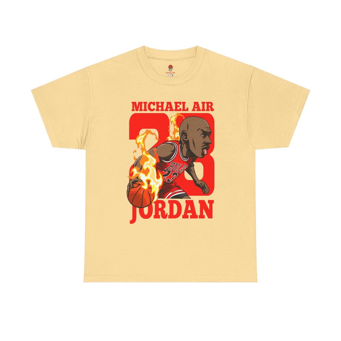 Adult Michael Jordan Retro Unisex Heavy Cotton Tee - Basketball Inspired Apparel