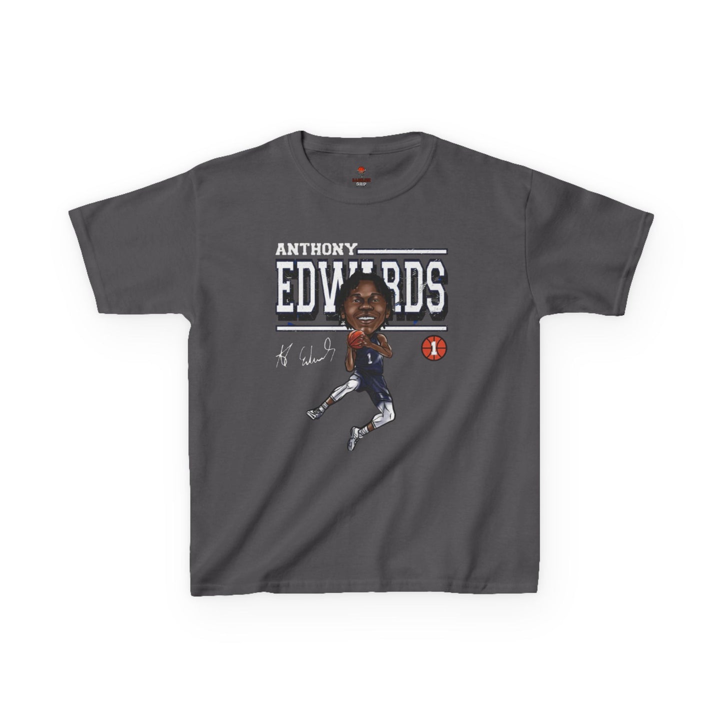 Kids Sporty Graphic Tee, Basketball Fan Shirt, Anthony Edwards Tee, Kids Casual Wear, Sports Gift, Youth T-Shirt