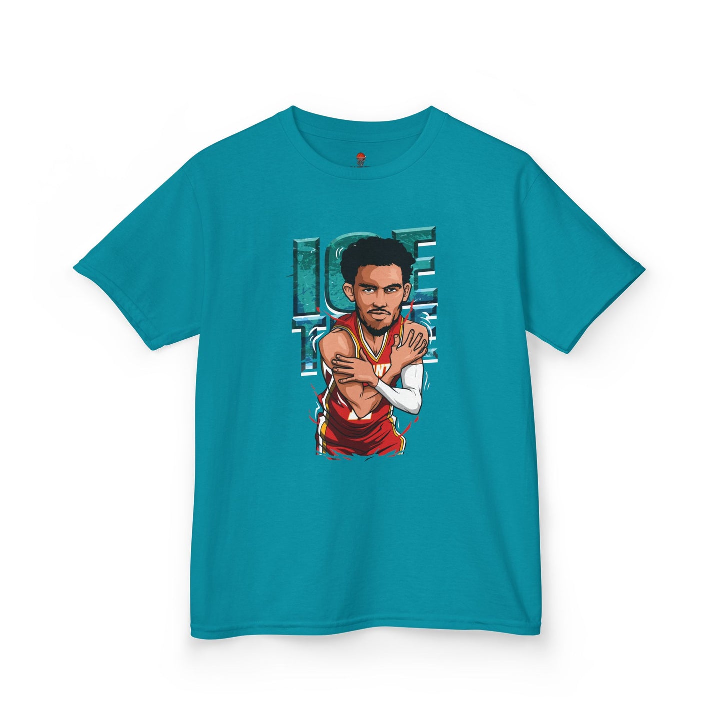 Kids Basketball Tee - Ice Time Unisex Cotton Crew