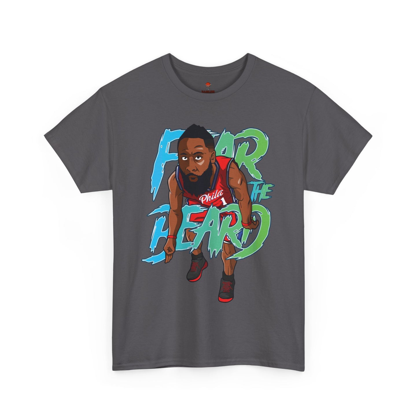Adult Fear The Beard Harden Unisex Heavy Cotton Tee - Basketball Inspired Apparel