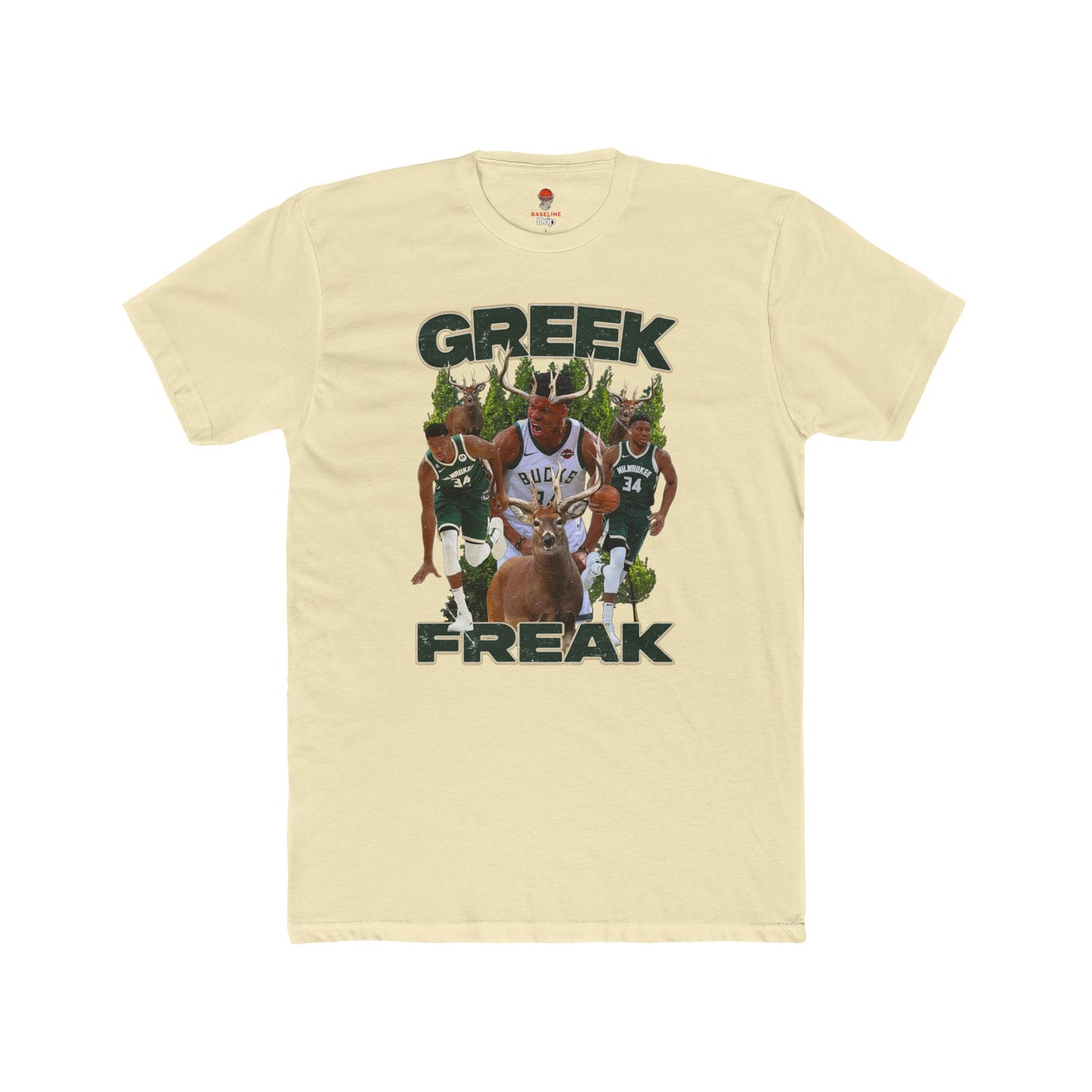 Adult Greek Freak Unisex Cotton Crew Tee - Perfect for Fans and Sports Lovers