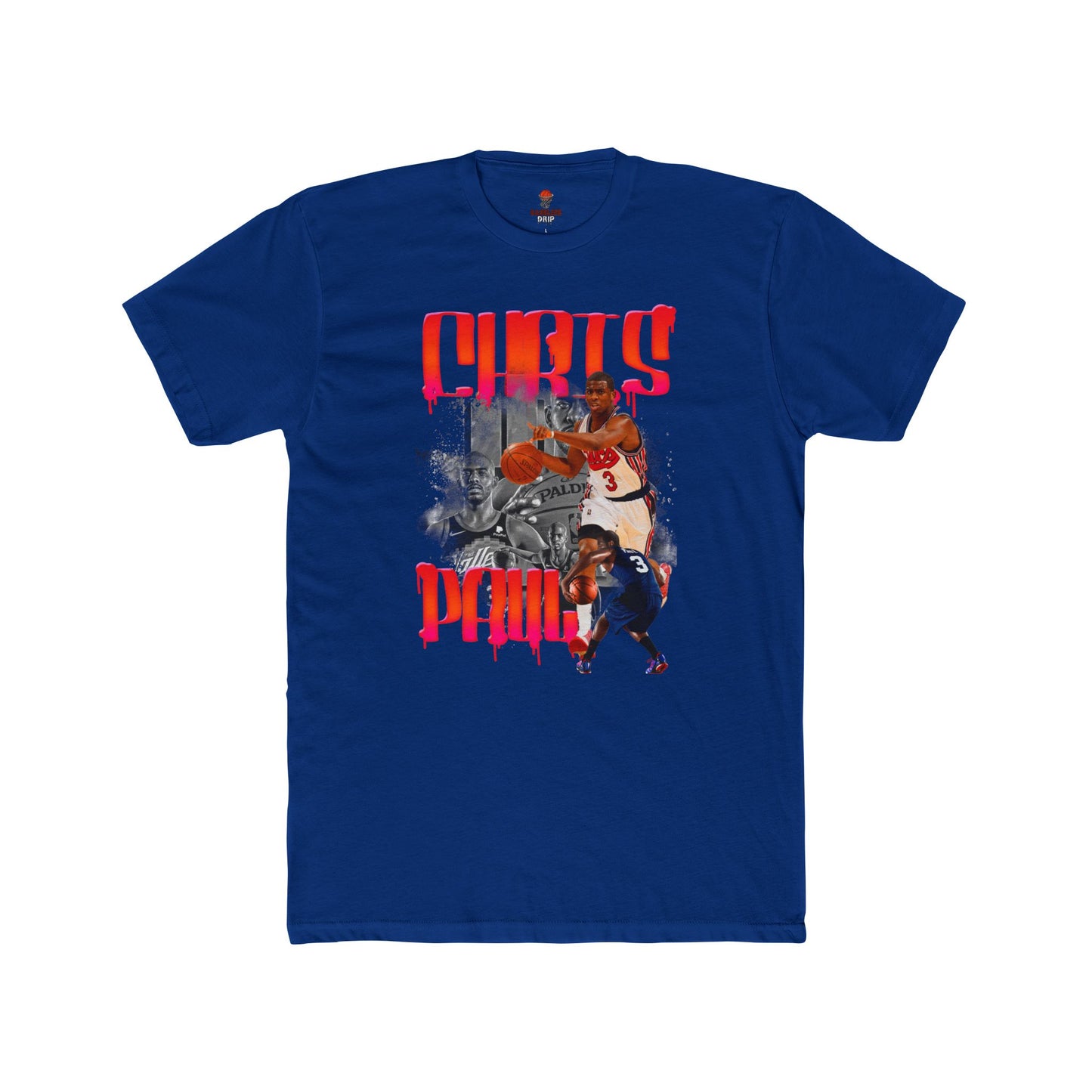 Adult Chris Paul Unisex Cotton Crew Tee, Basketball Shirt, Sports Apparel, Gift for Fans, Casual Style, Team Spirit