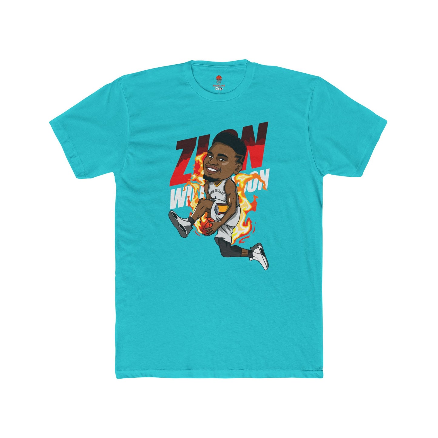 Adult Zion Will Unisex Cotton Crew Tee - Perfect for Basketball Fans