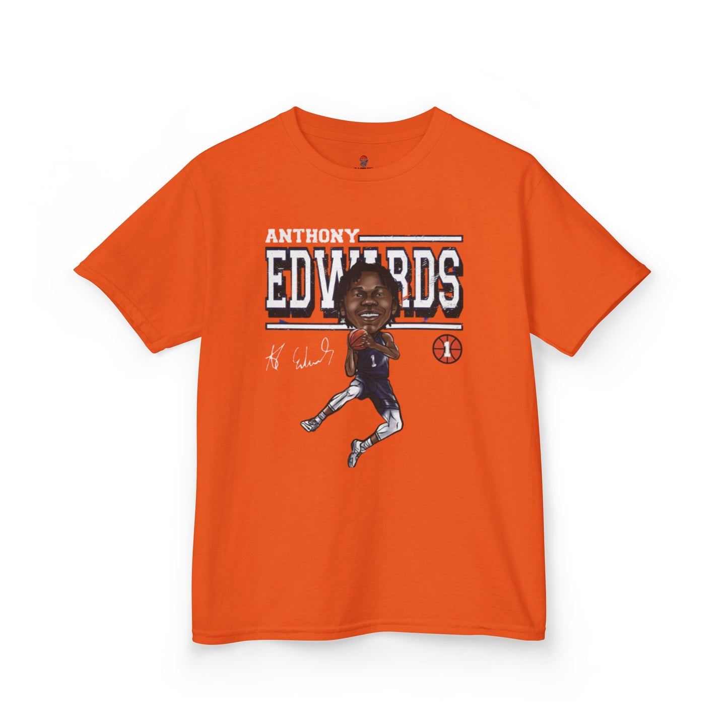 Kids Sporty Graphic Tee, Basketball Fan Shirt, Anthony Edwards Tee, Kids Casual Wear, Sports Gift, Youth T-Shirt