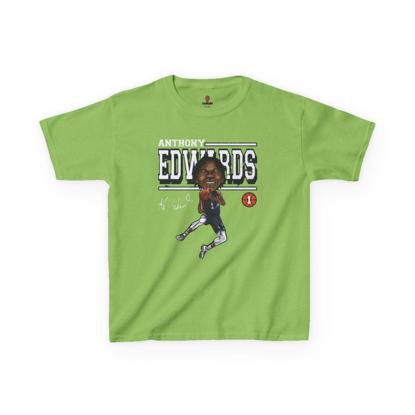 Kids Sporty Graphic Tee, Basketball Fan Shirt, Anthony Edwards Tee, Kids Casual Wear, Sports Gift, Youth T-Shirt