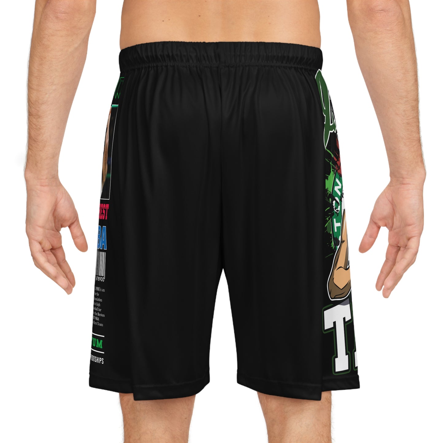 Jayson Tatum Basketball Shorts - NBA Playoff Style Sportswear
