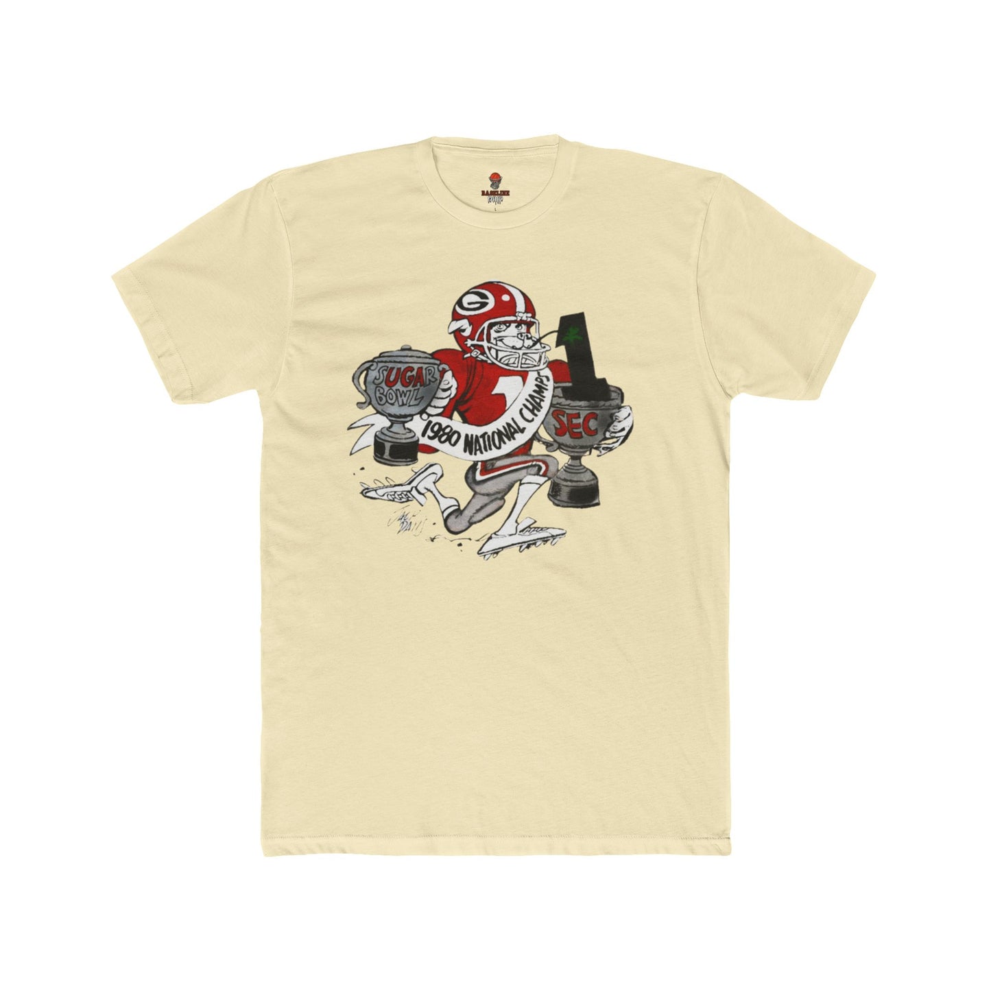 Adult GA Bulldog Champ Running Graphic Tee