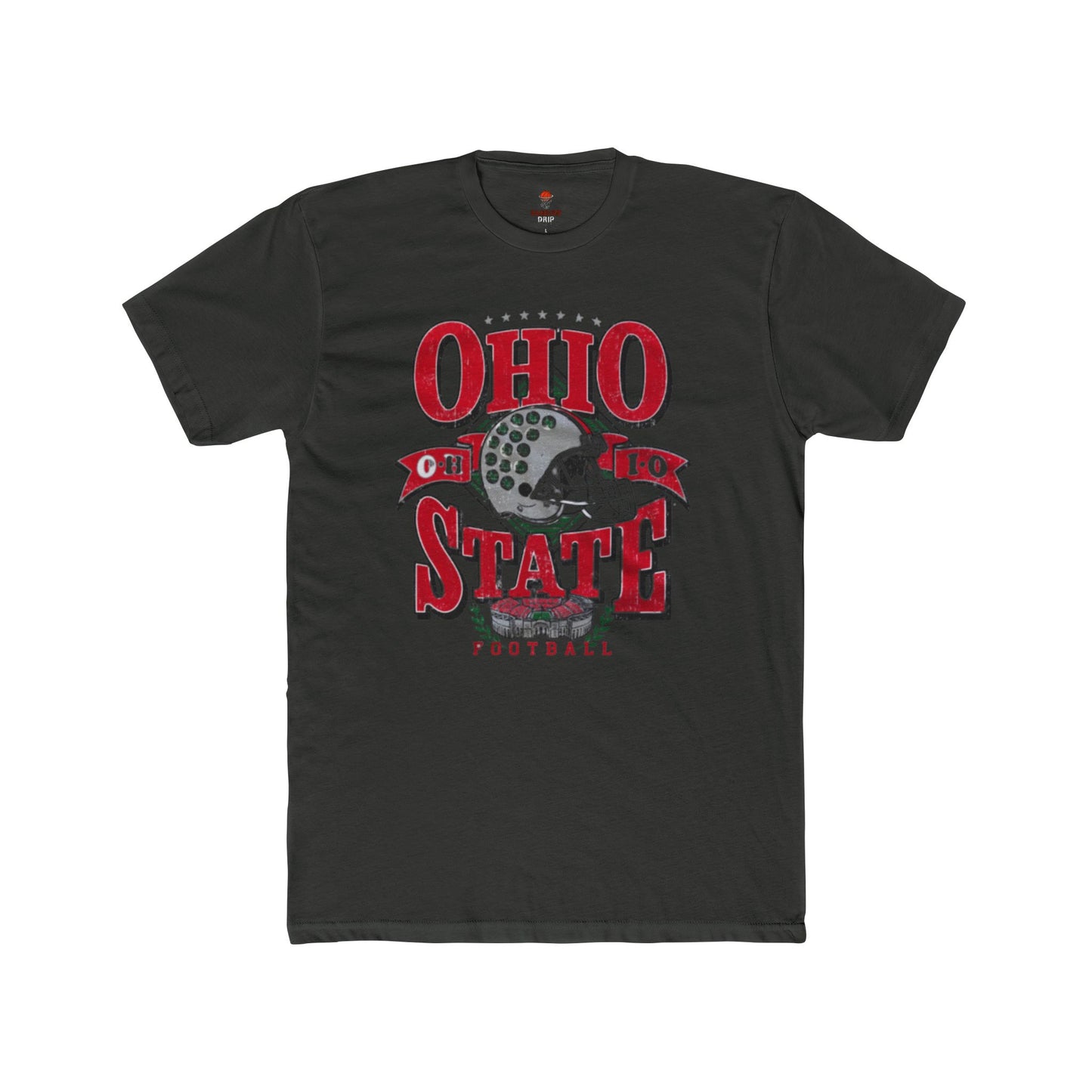 Adult Ohio State Football Unisex Cotton Crew Tee, Game Day Shirt, College Apparel, Sports Gift, Team Pride Tee