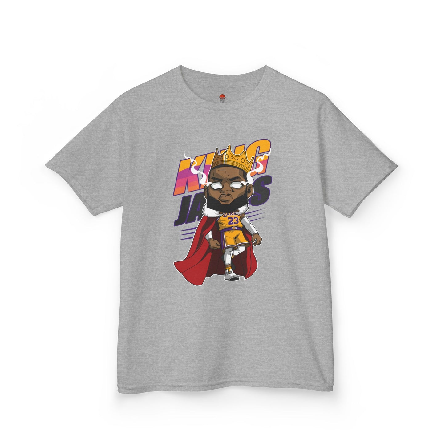 Kids King James Graphic Tee - Perfect Gift for Young Fans!