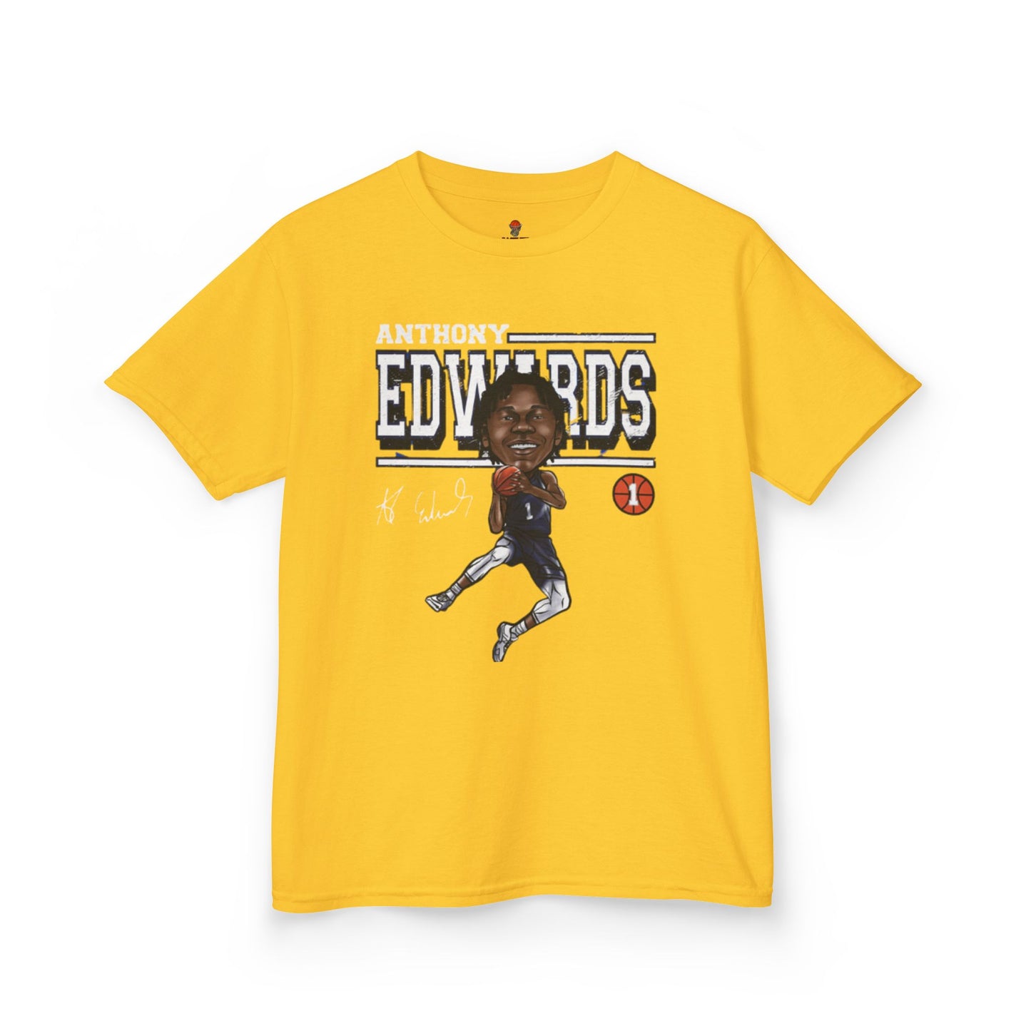 Kids Sporty Graphic Tee, Basketball Fan Shirt, Anthony Edwards Tee, Kids Casual Wear, Sports Gift, Youth T-Shirt