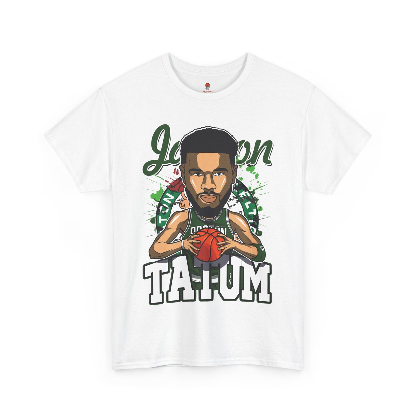Adult Jason Tatum Anime Basketball Fan Unisex Heavy Cotton Tee