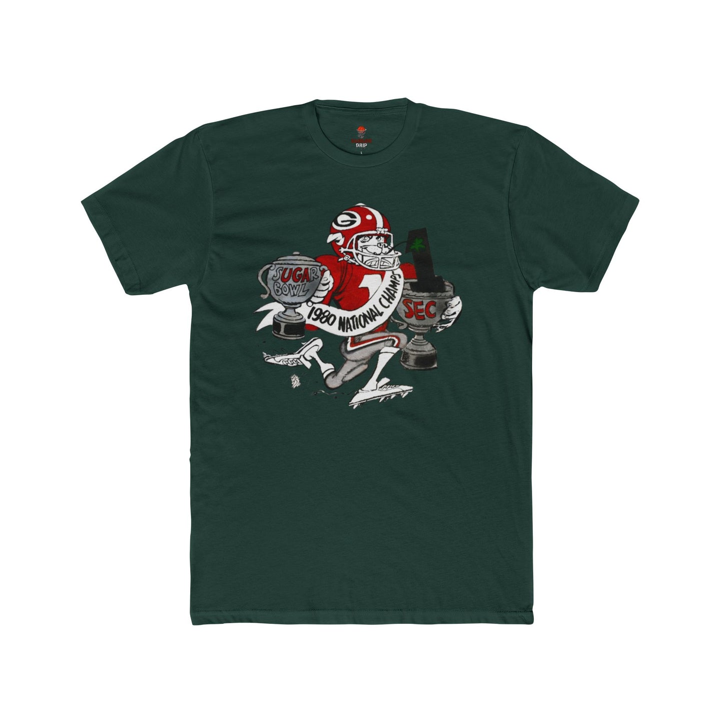 Adult GA Bulldog Champ Running Graphic Tee