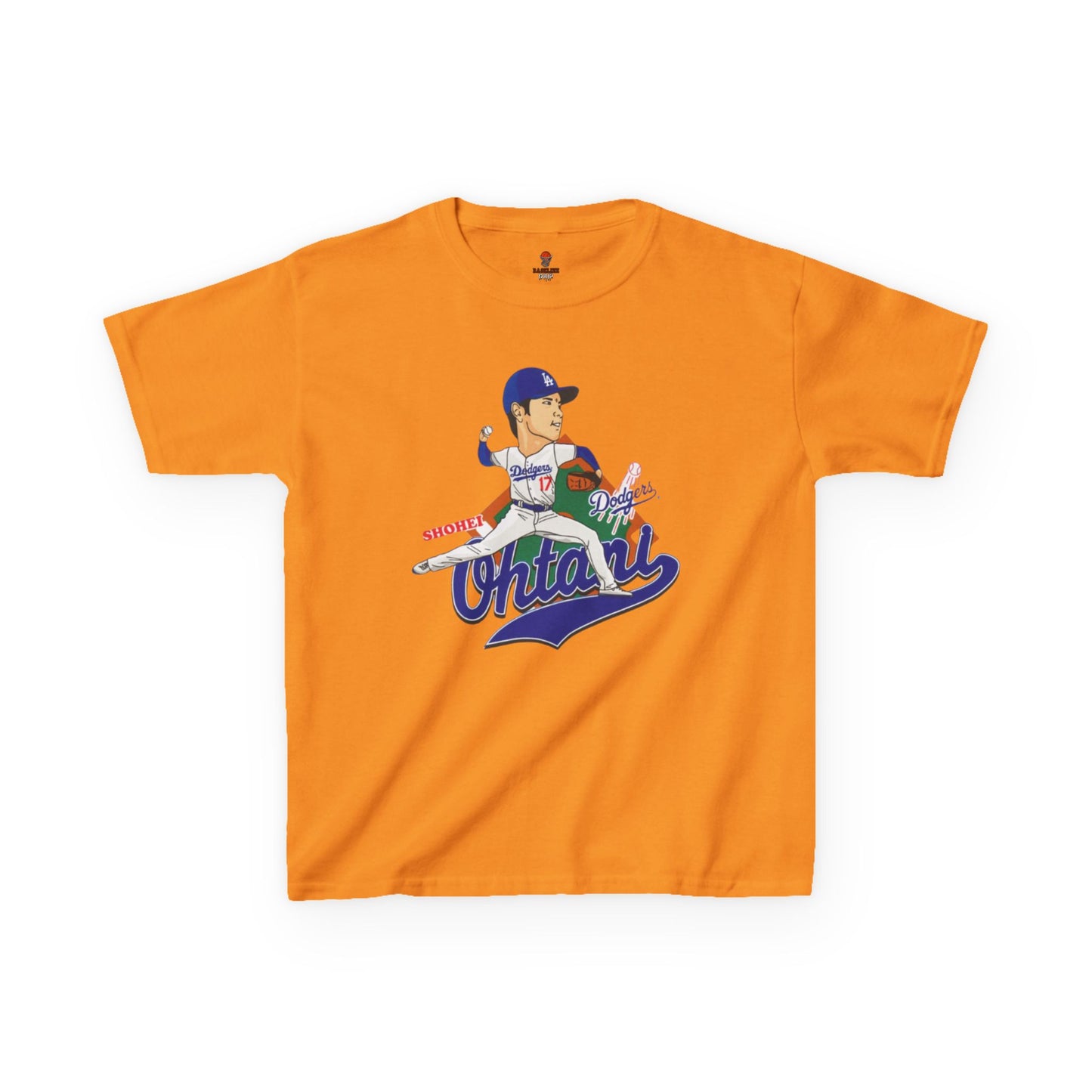 Kids Baseball Ohtani Tee, Youth Sports Shirt, Childrens Team Apparel, Baseball Fan Gift, Activewear for Boys and Girls