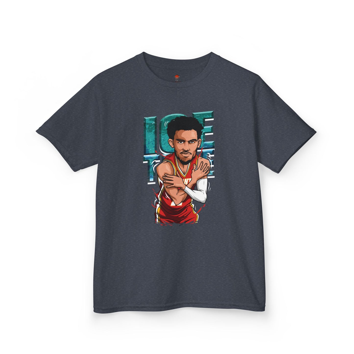 Kids Basketball Tee - Ice Time Unisex Cotton Crew