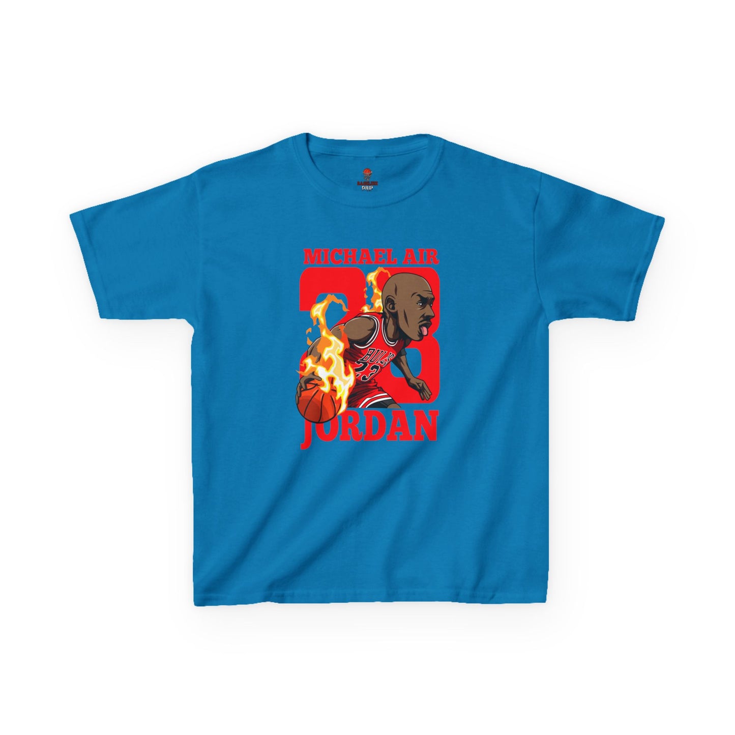 Kids Michael Jordan Retro Unisex Heavy Cotton Tee - Basketball Inspired Apparel