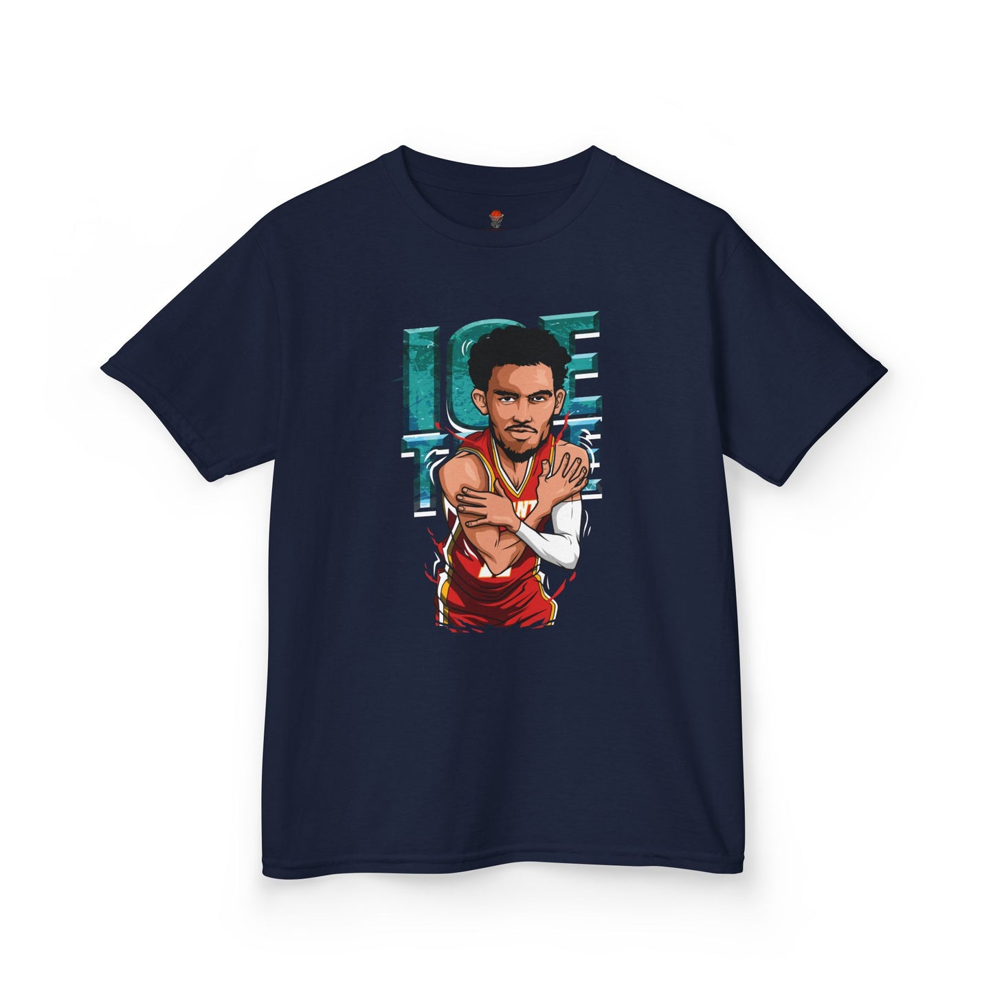 Kids Basketball Tee - Ice Time Unisex Cotton Crew