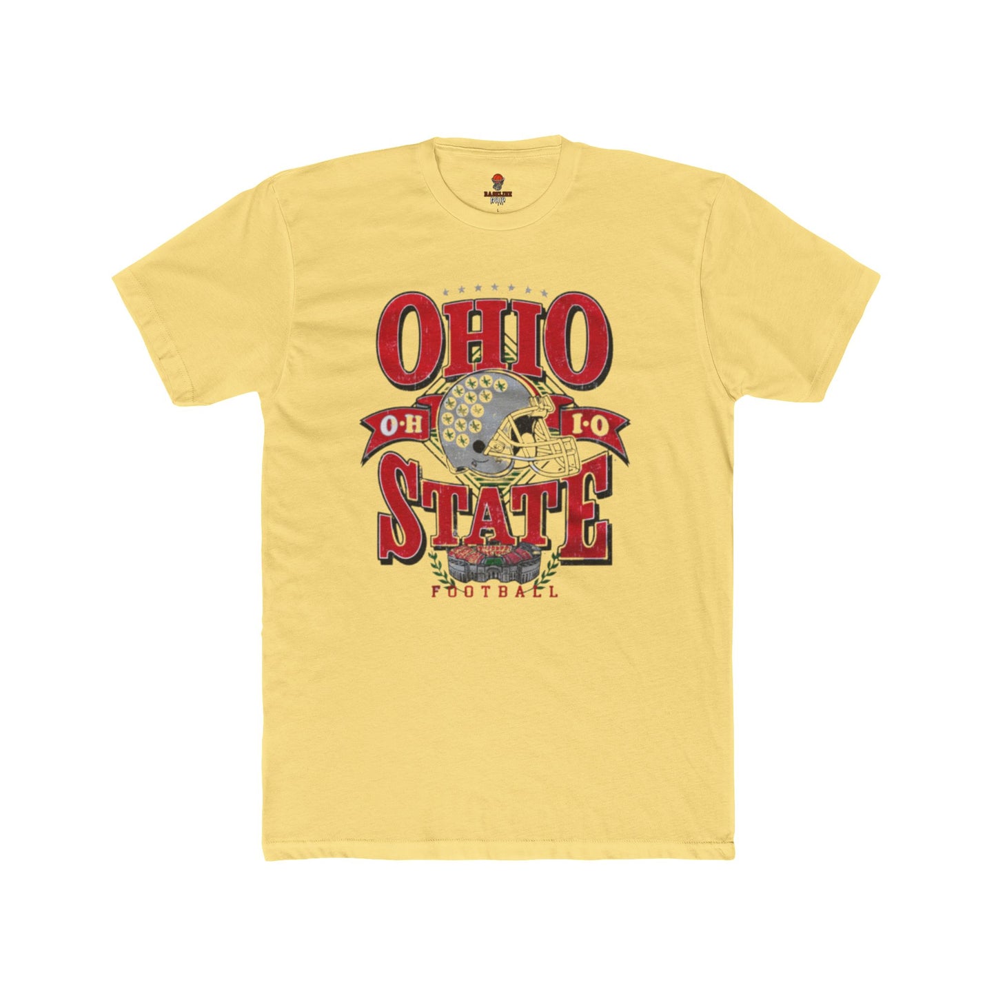 Adult Ohio State Football Unisex Cotton Crew Tee, Game Day Shirt, College Apparel, Sports Gift, Team Pride Tee