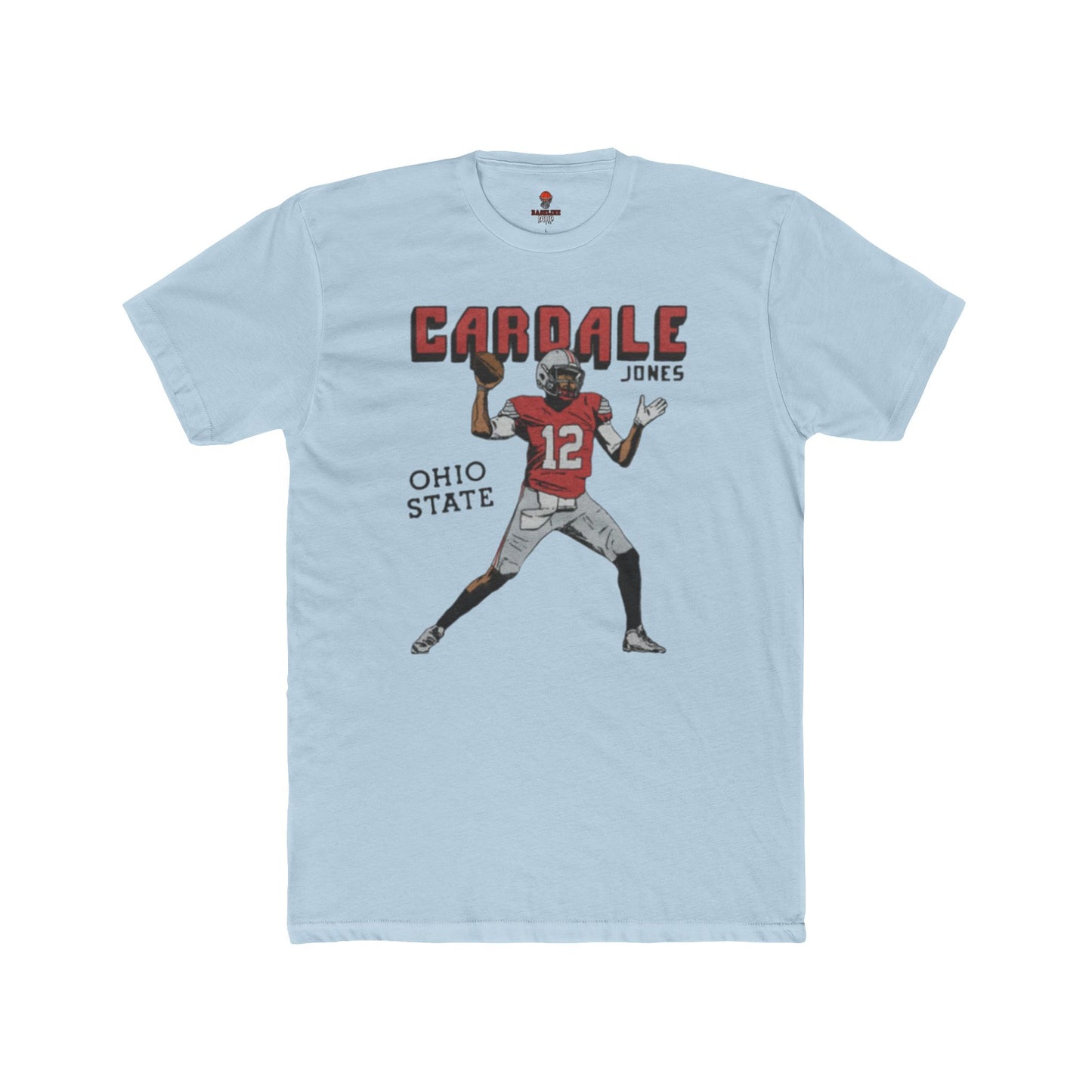 Adult Ohio State Football Tee - Cardale Jones Unisex Crew Shirt, Sports Fan Gift, Game Day Apparel, College Football Merchandise