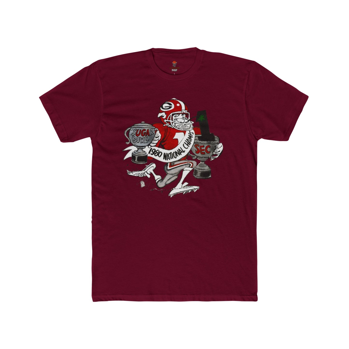 Adult GA Bulldog Champ Running Graphic Tee