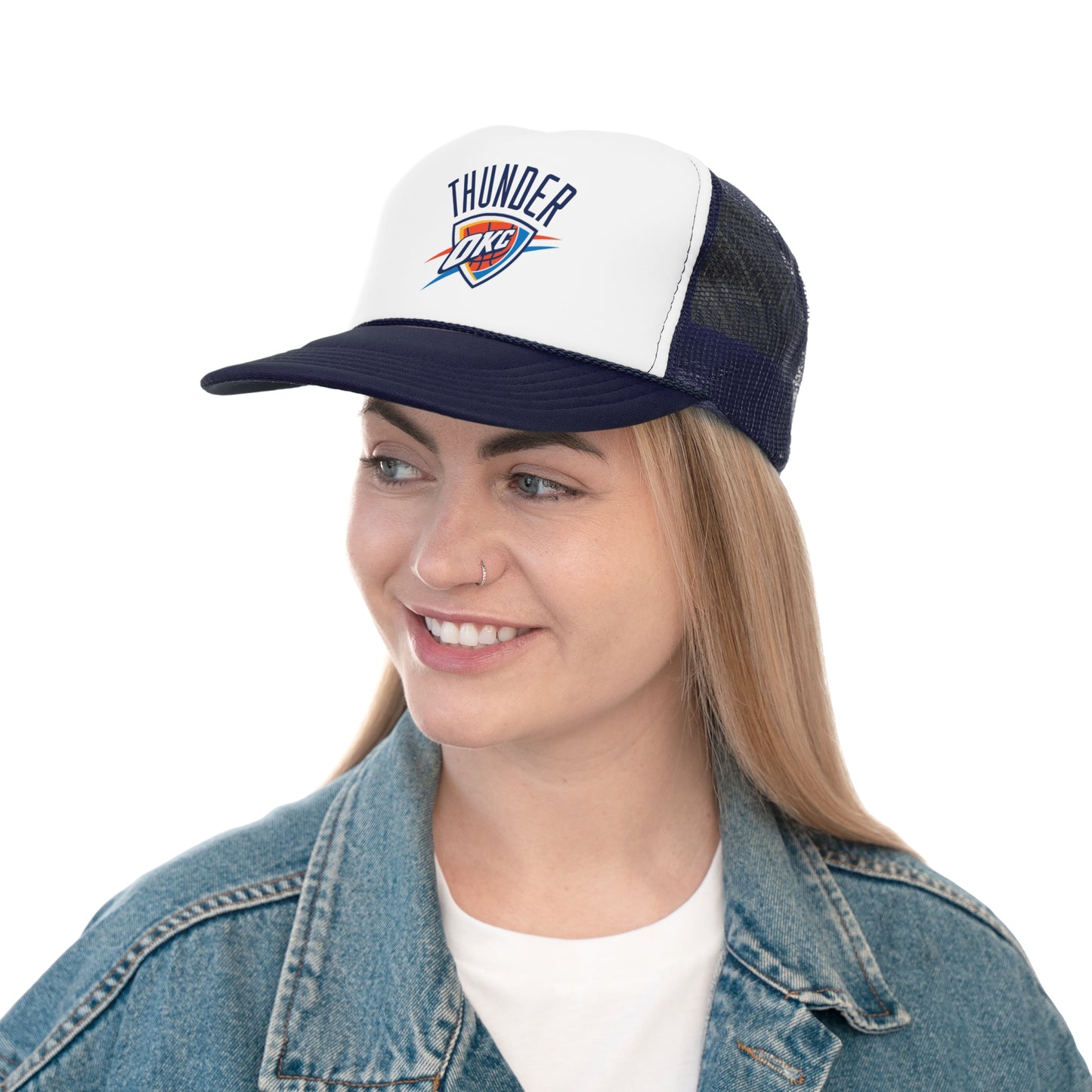 OKC Thunder Trucker Caps for Everyday Wear, Sporty Fashion Accessory, Perfect Gift for Fans, Summer Vibes, Casual Style