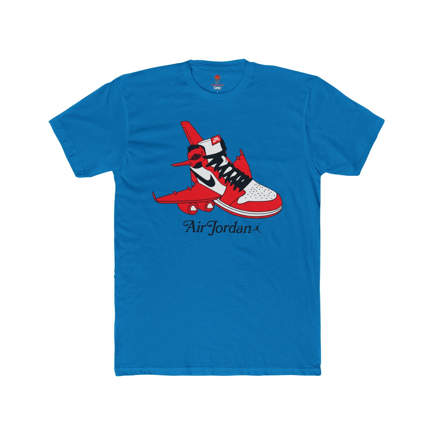 Adult MJ Air Flight Unisex Cotton Crew Tee - Perfect for Basketball Fans