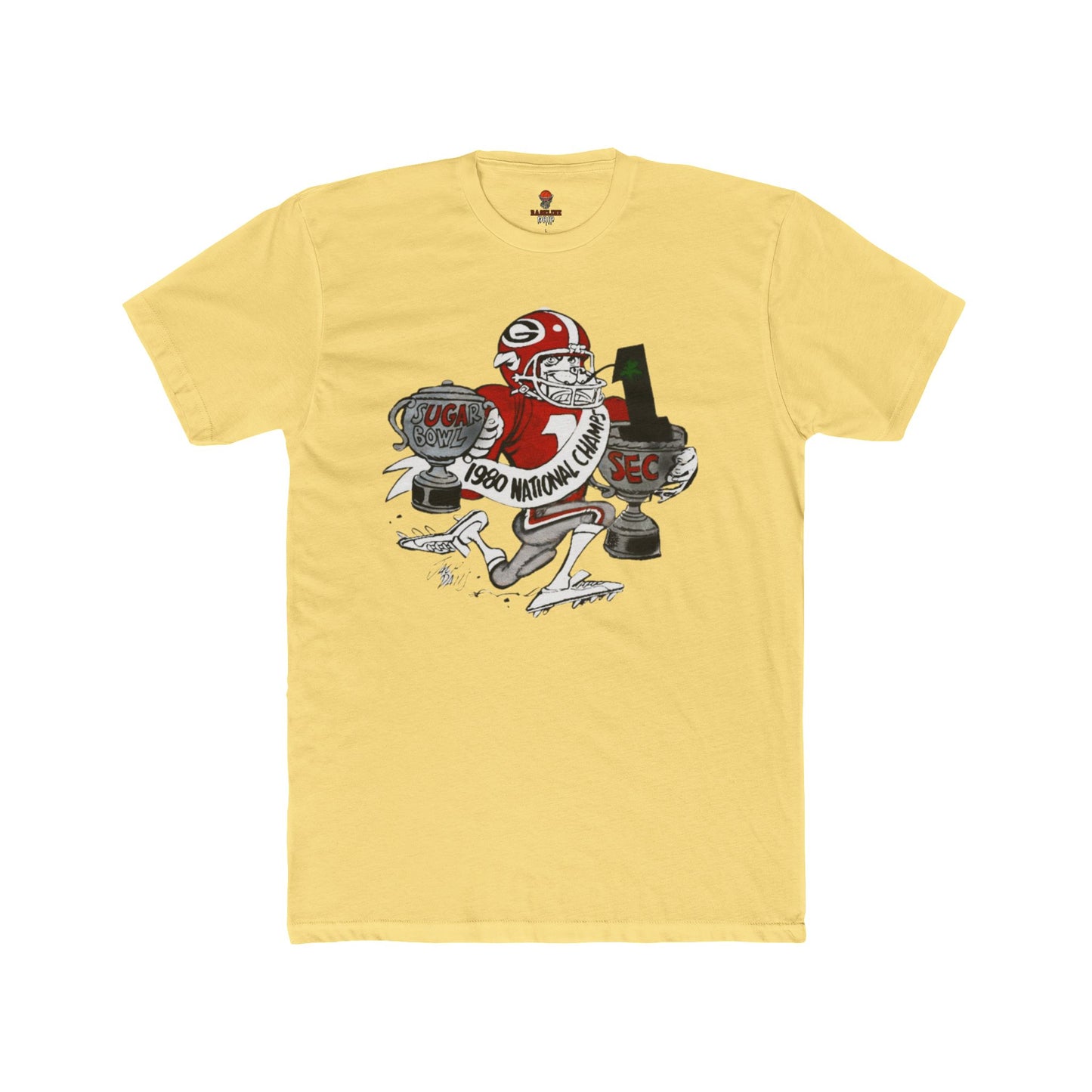 Adult GA Bulldog Champ Running Graphic Tee