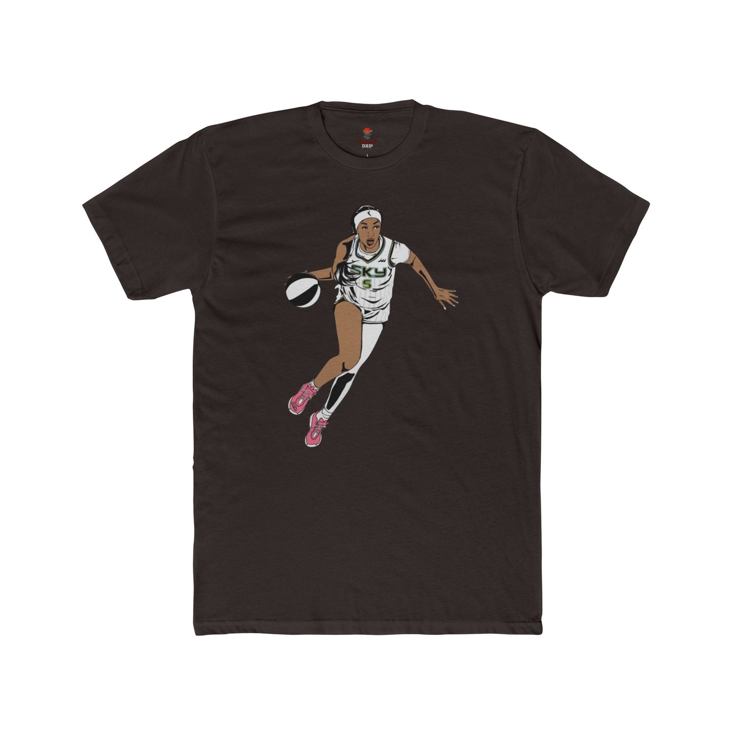Adult Angel Graphic Dribble Tee