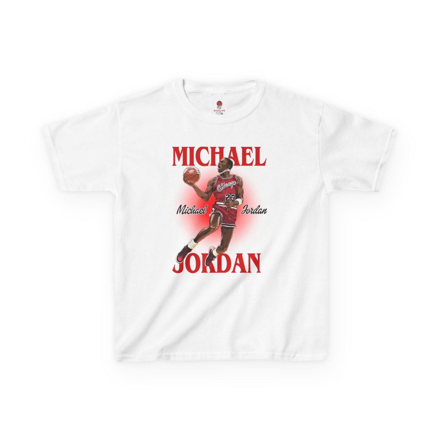Kids Michael Jordan Retro 2 Unisex Heavy Cotton Tee - Basketball Inspired Apparel