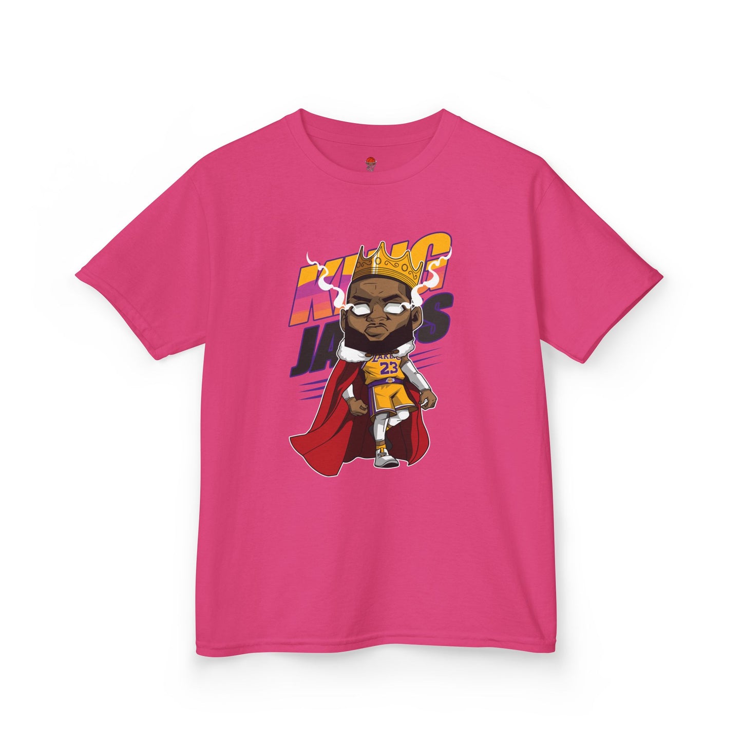 Kids King James Graphic Tee - Perfect Gift for Young Fans!