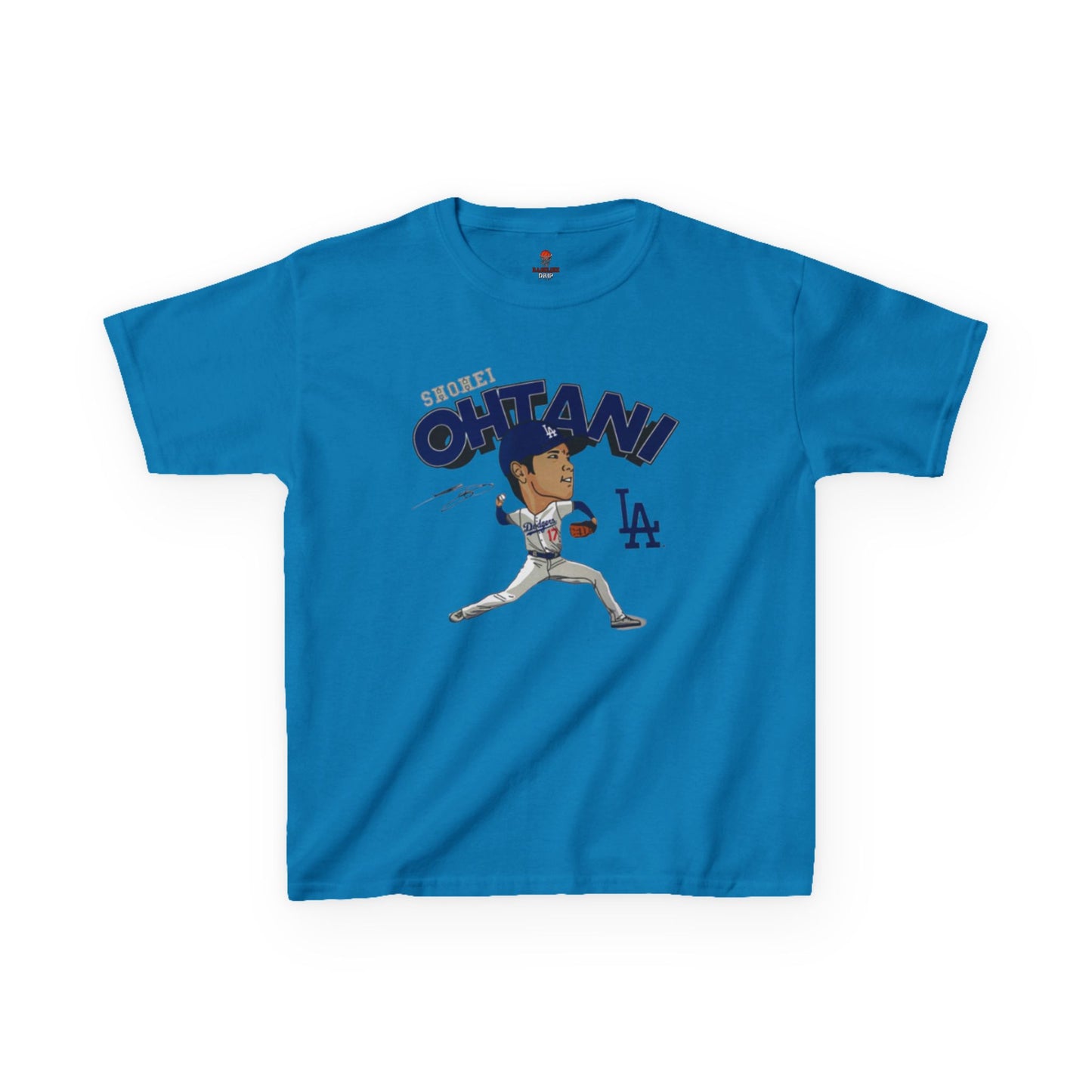 Kids Sports Shohei Tee, Youth Baseball Shirt, Kids Gift for Sports Fans, Playtime Apparel, Birthday Gift for Boys and Girls