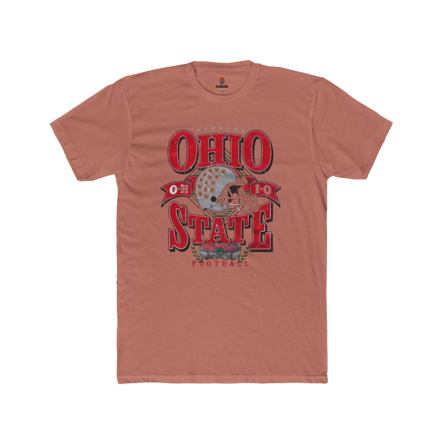 Adult Ohio State Football Unisex Cotton Crew Tee, Game Day Shirt, College Apparel, Sports Gift, Team Pride Tee