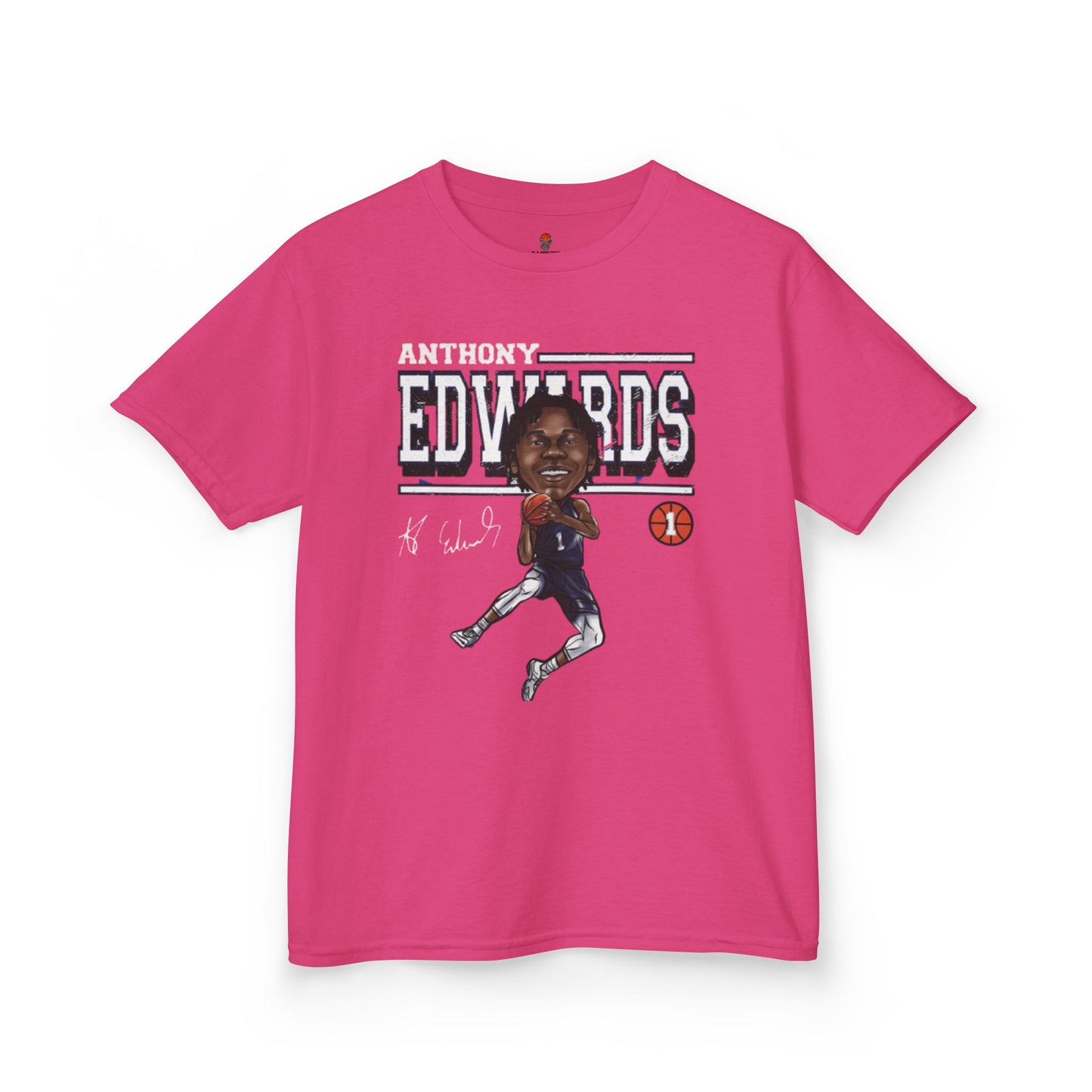 Kids Sporty Graphic Tee, Basketball Fan Shirt, Anthony Edwards Tee, Kids Casual Wear, Sports Gift, Youth T-Shirt