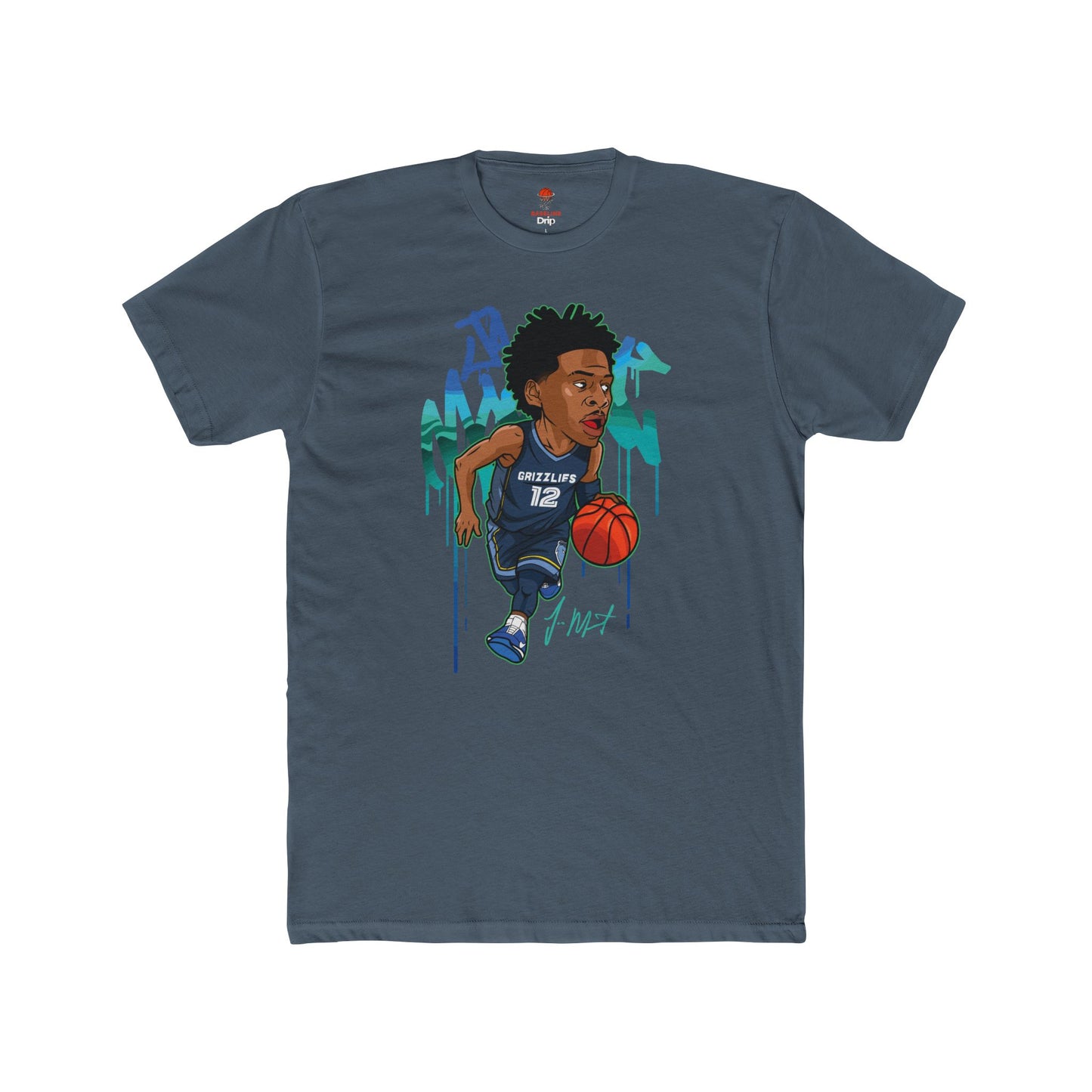 Adult Morant Unisex Cotton Crew Tee - Perfect for Basketball Fans