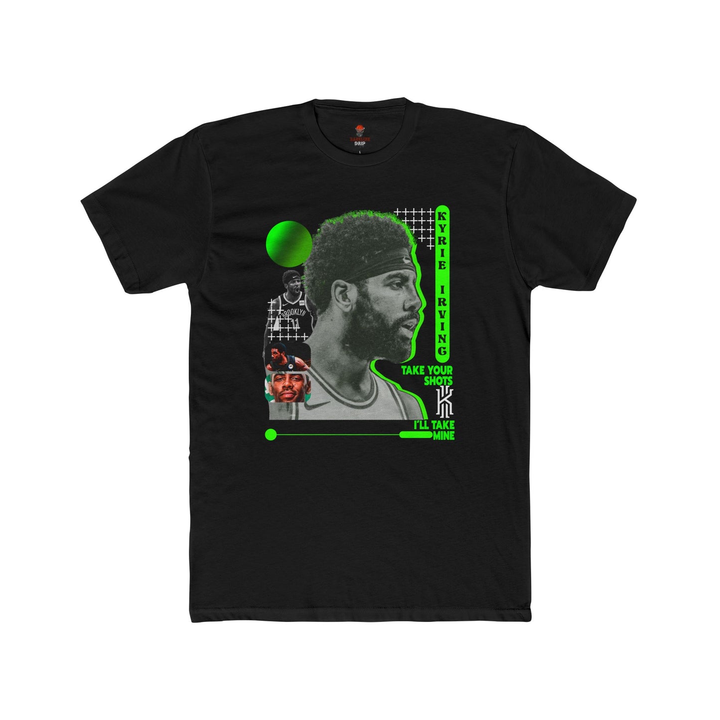 Adult Kyrie Basketball Themed Unisex Cotton Crew Tee - Sporty Graphic Tee for Fans, Gift for Athletes, Game Day Top