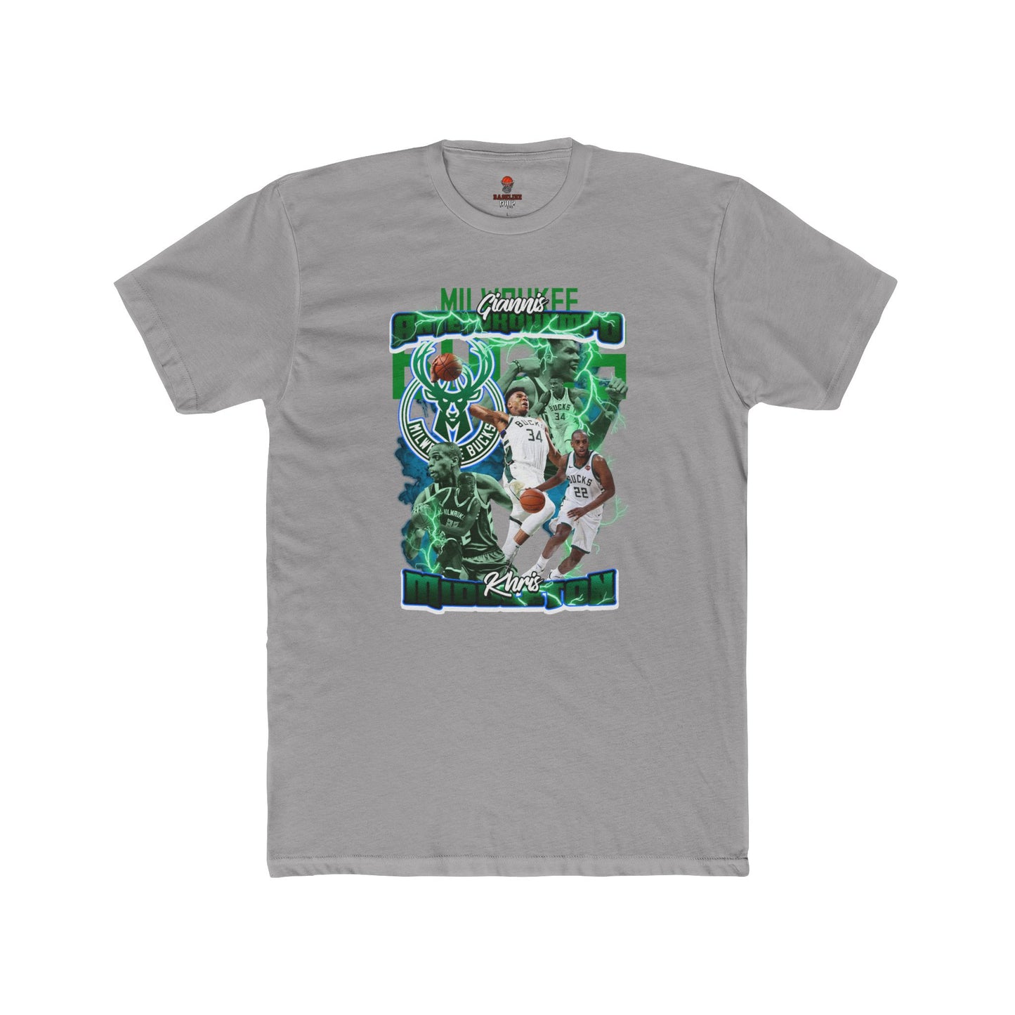 Adult Bucks Basketball Fan Tee, Unisex Cotton Crew T-Shirt, Sports Apparel, Athletic Gift, Retro Graphic Tee