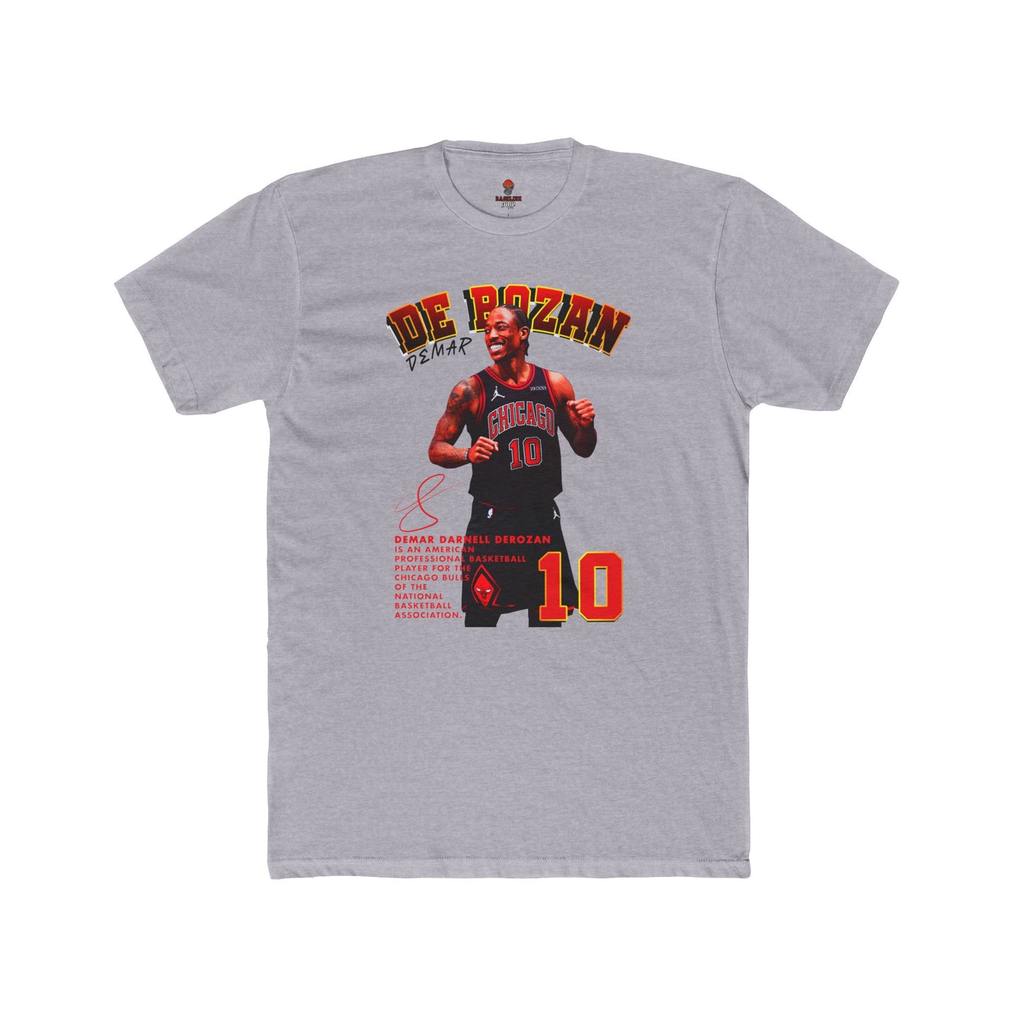 Adult Derozan Basketball Graphic Tee, Unisex Cotton Crew Shirt, Sports Fan Gift, Athletes Apparel, Retro Sportswear, Game Day Top