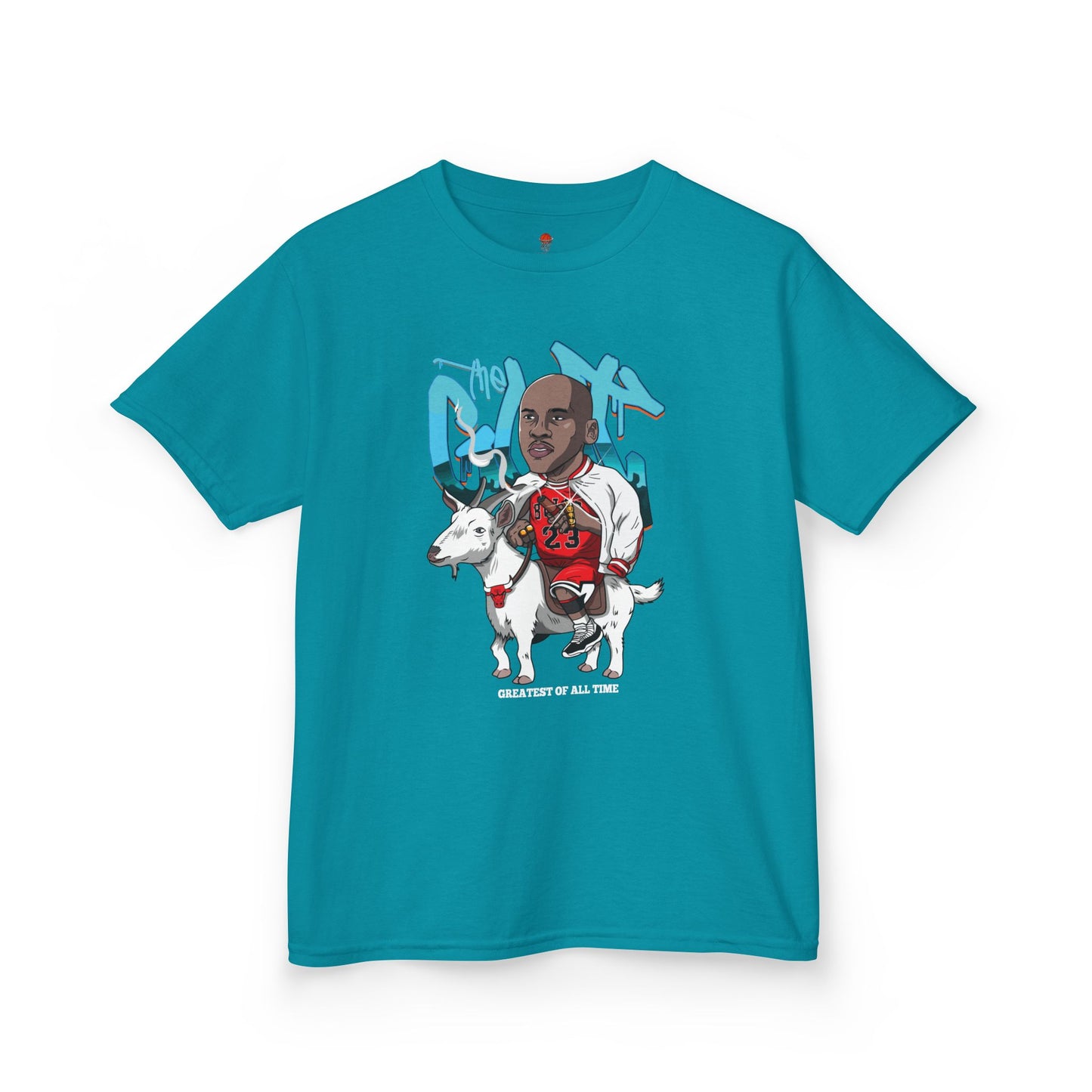 Kids MJ GOAT Basketball Fan Unisex Heavy Cotton Tee