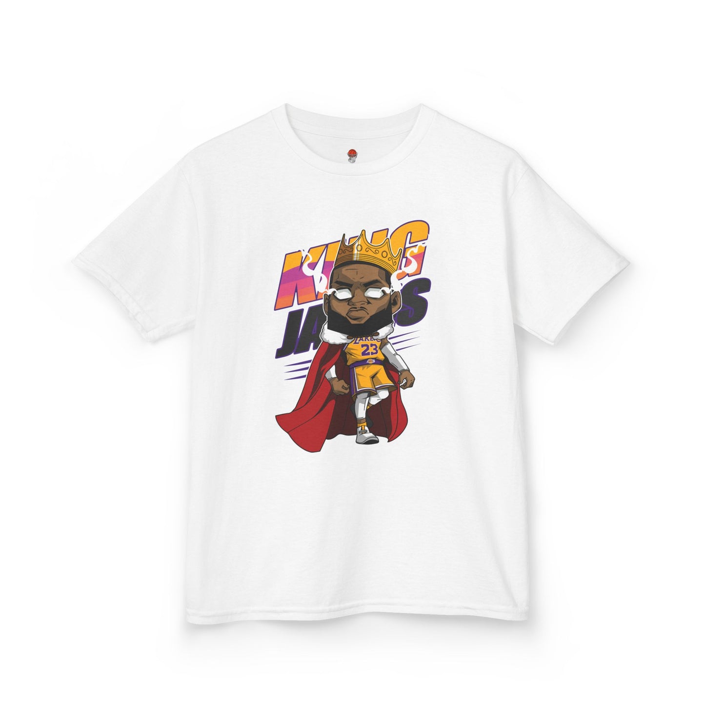 Kids King James Graphic Tee - Perfect Gift for Young Fans!