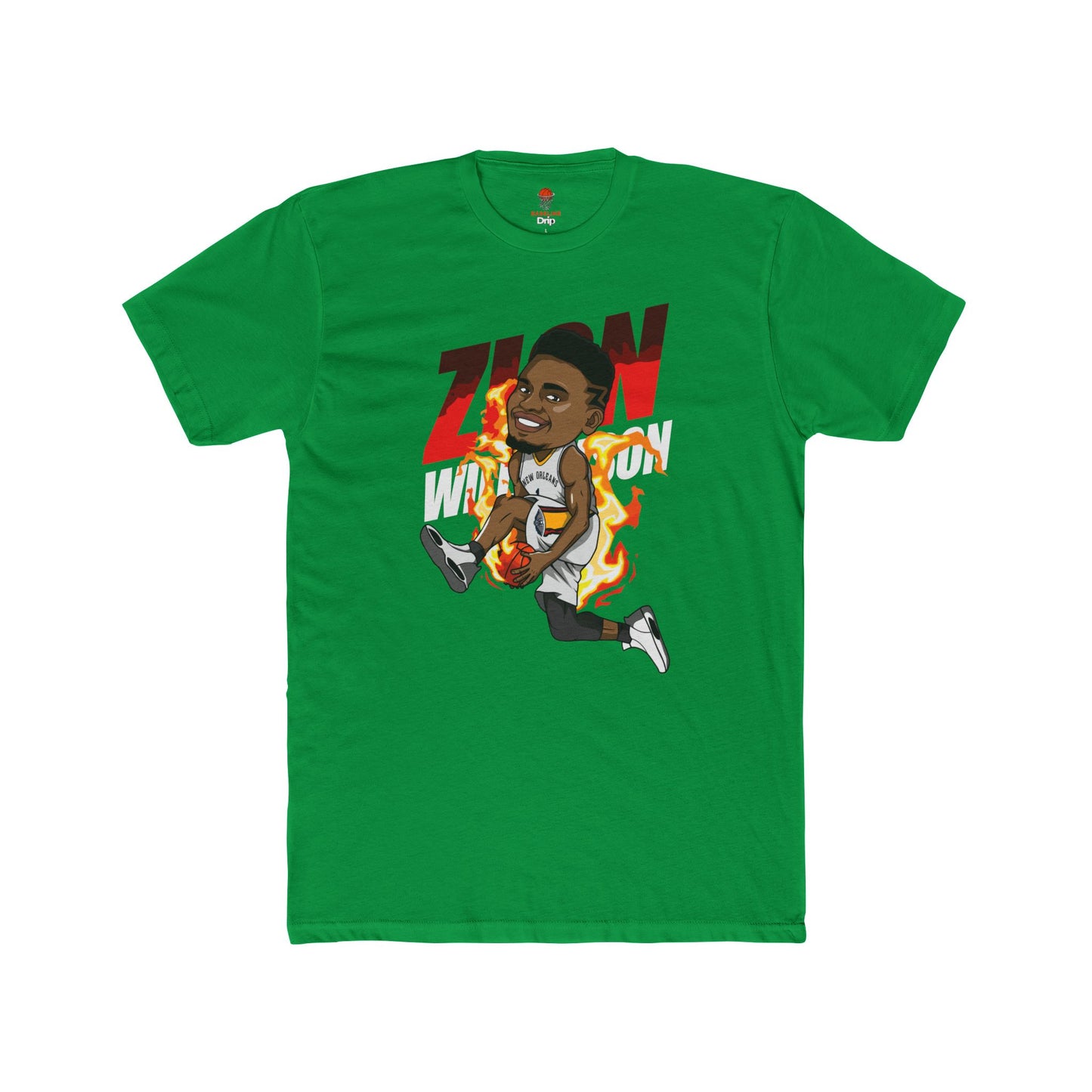 Adult Zion Will Unisex Cotton Crew Tee - Perfect for Basketball Fans