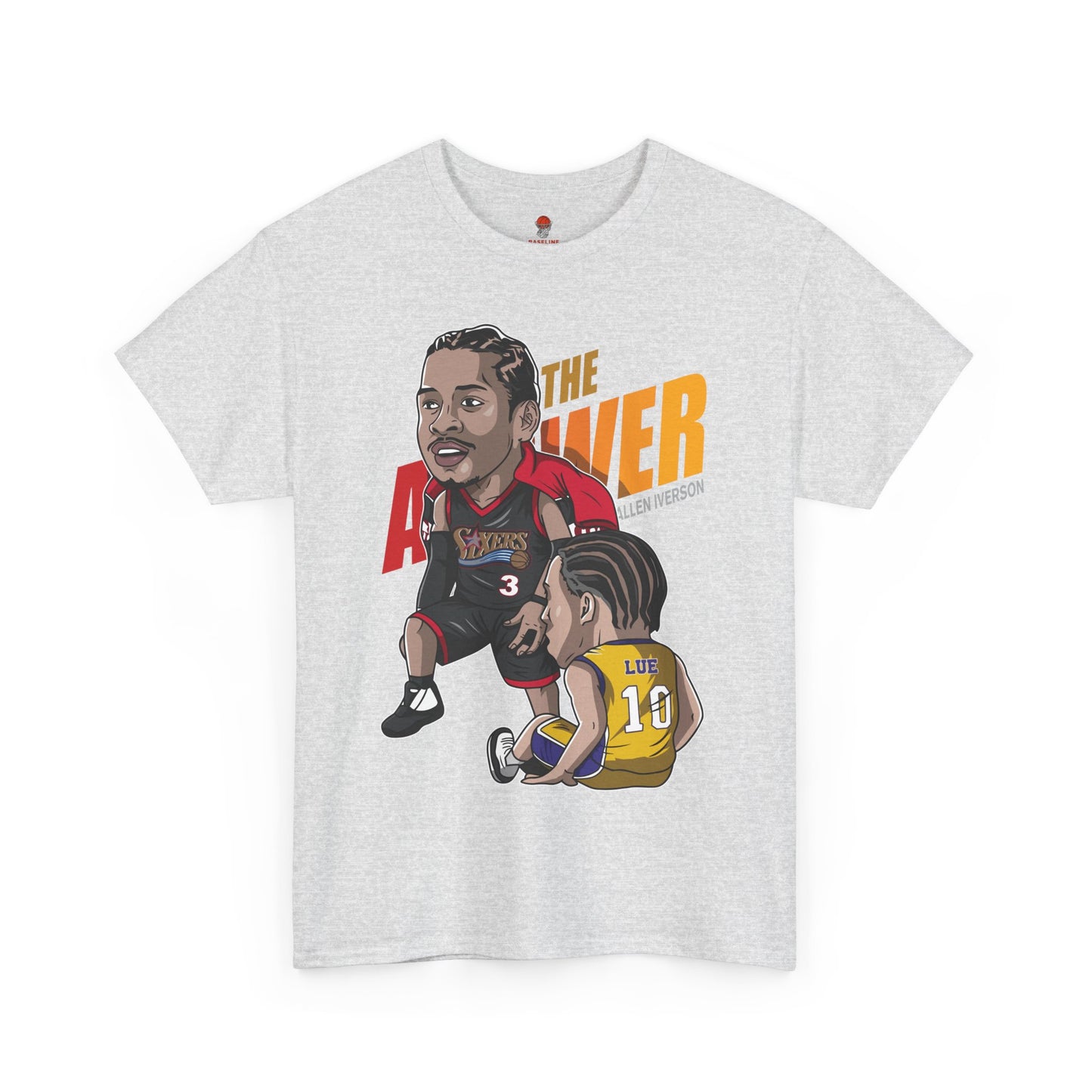 Adult The Answer Stepover Retro Unisex Heavy Cotton Tee - Basketball Inspired Apparel