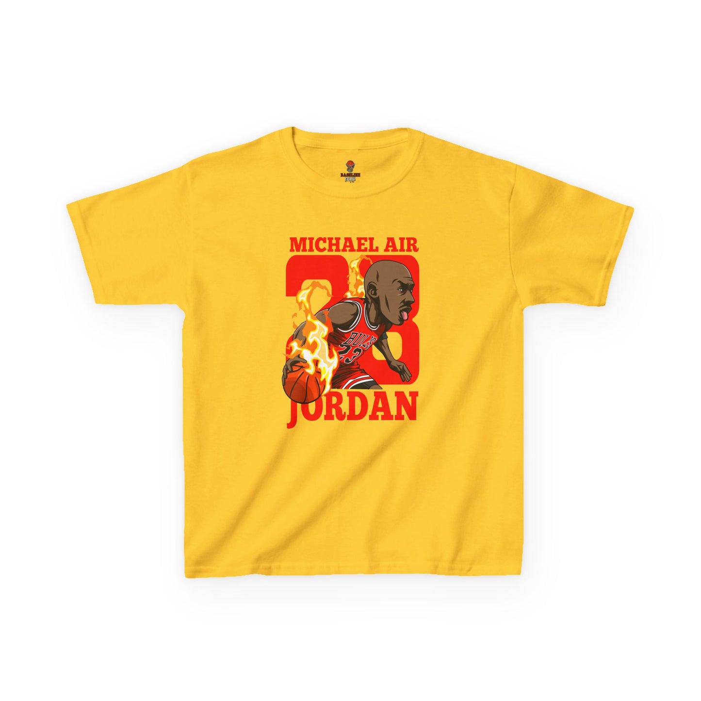 Kids Michael Jordan Retro Unisex Heavy Cotton Tee - Basketball Inspired Apparel