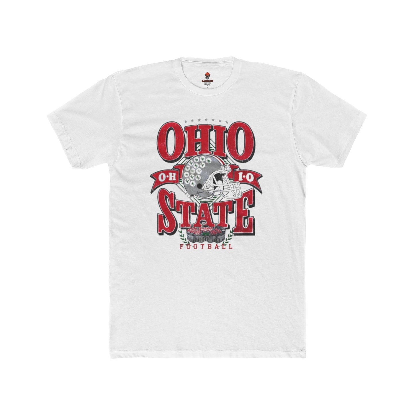 Adult Ohio State Football Unisex Cotton Crew Tee, Game Day Shirt, College Apparel, Sports Gift, Team Pride Tee